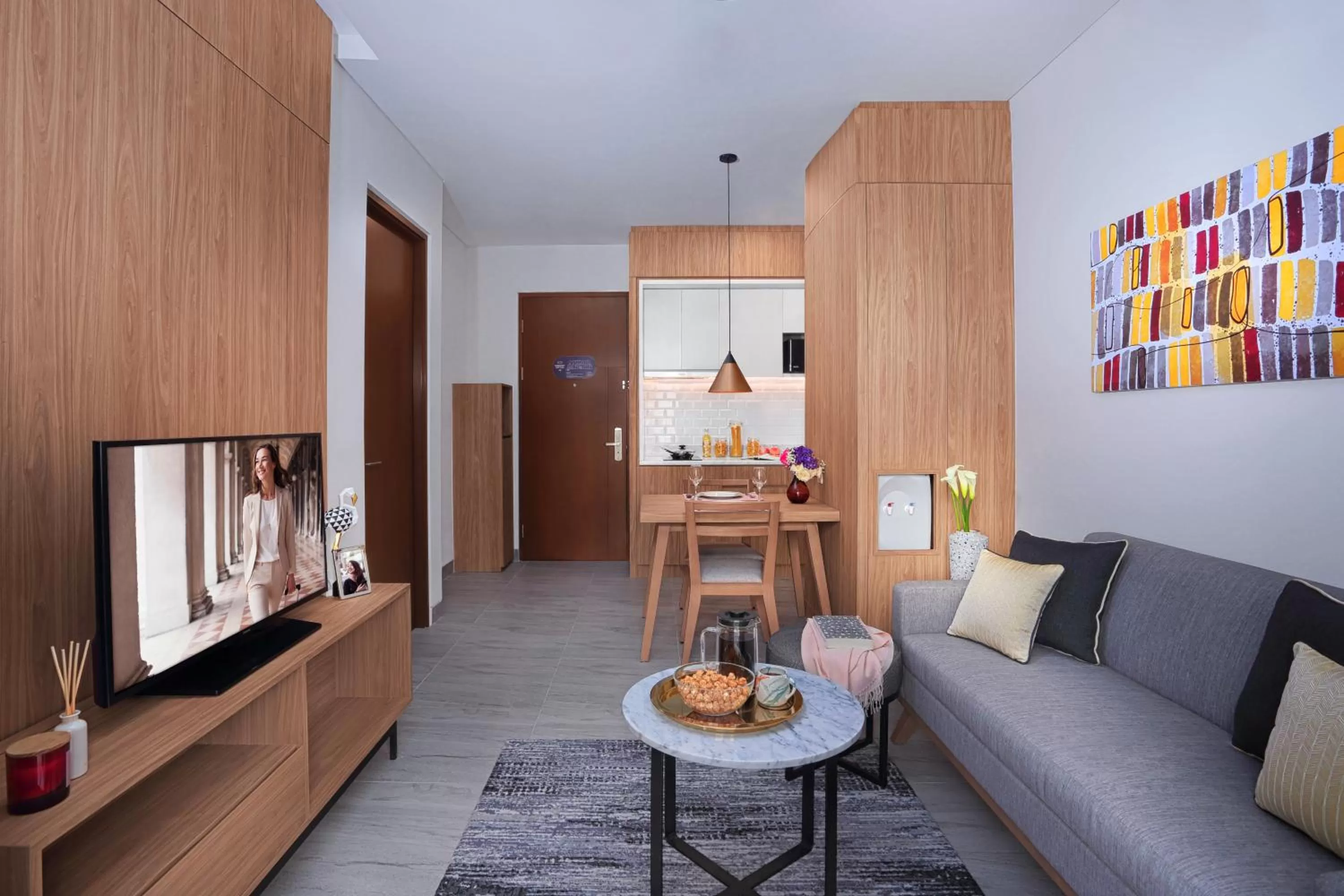 Living room in Citadines Sudirman Jakarta