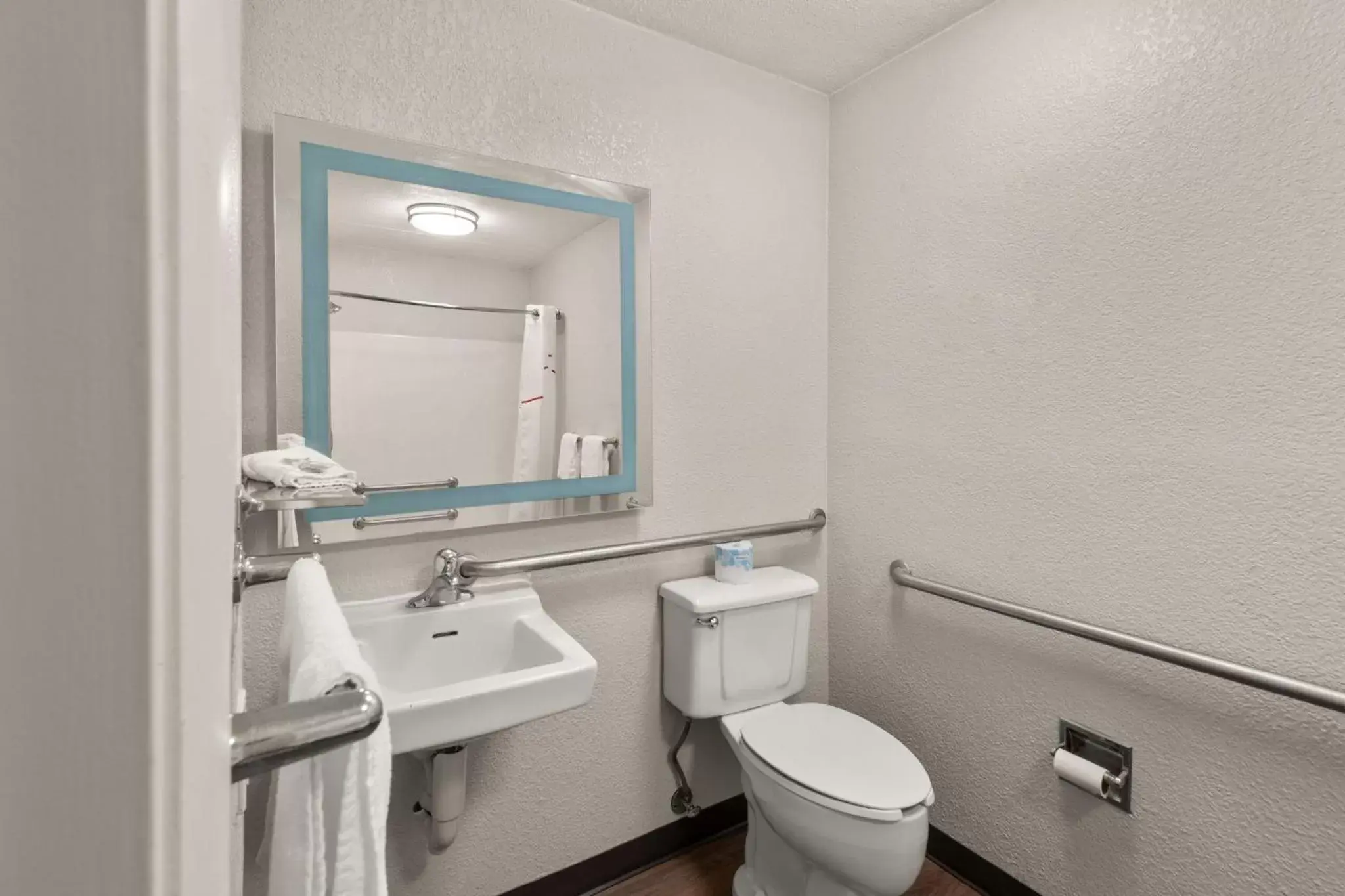 Bathroom in Red Roof Inn Binghamton - Johnson City