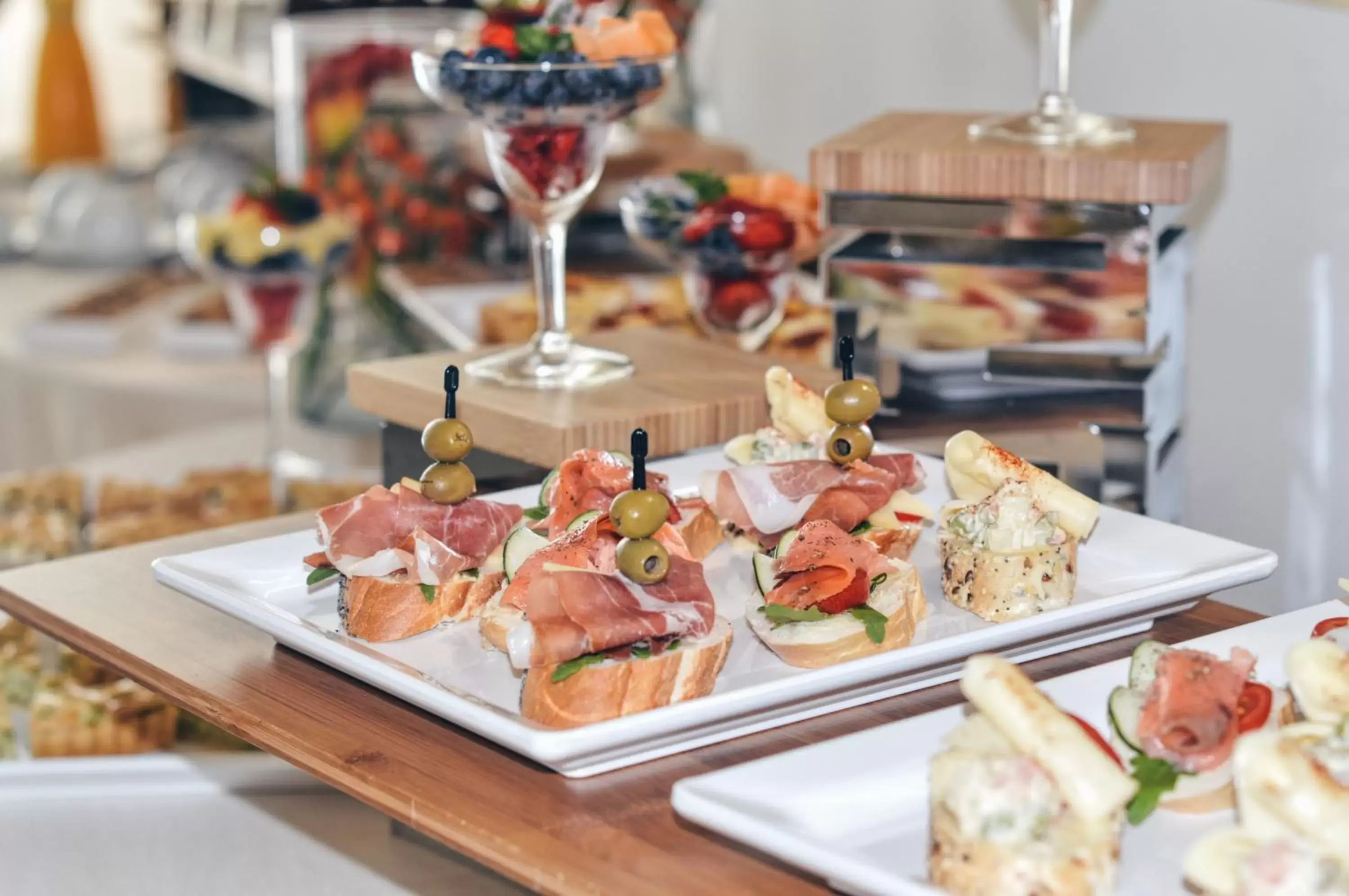 Food close-up in City Hotel Ljubljana