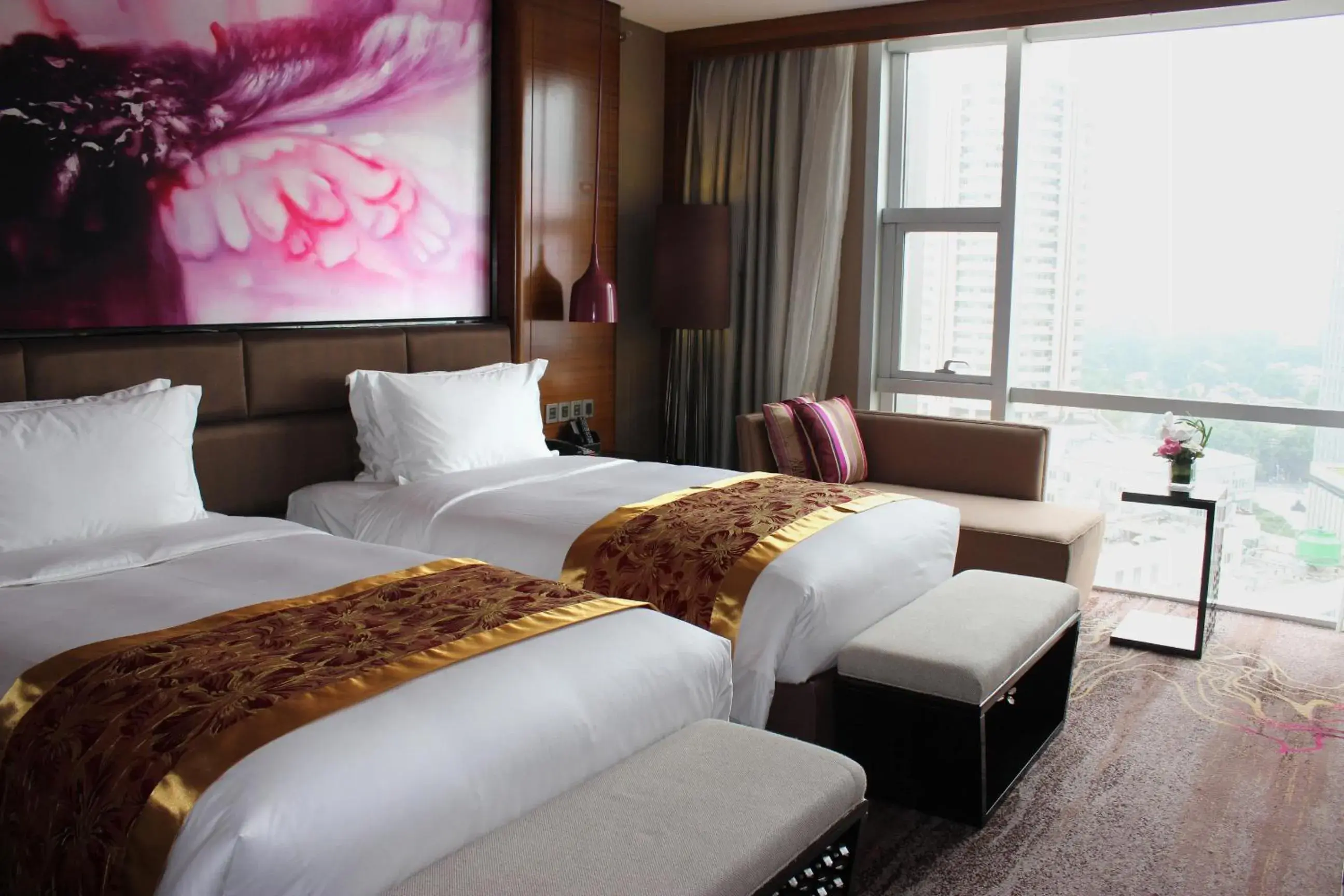 Superior Twin Room with City View in Sofitel Nanjing Galaxy