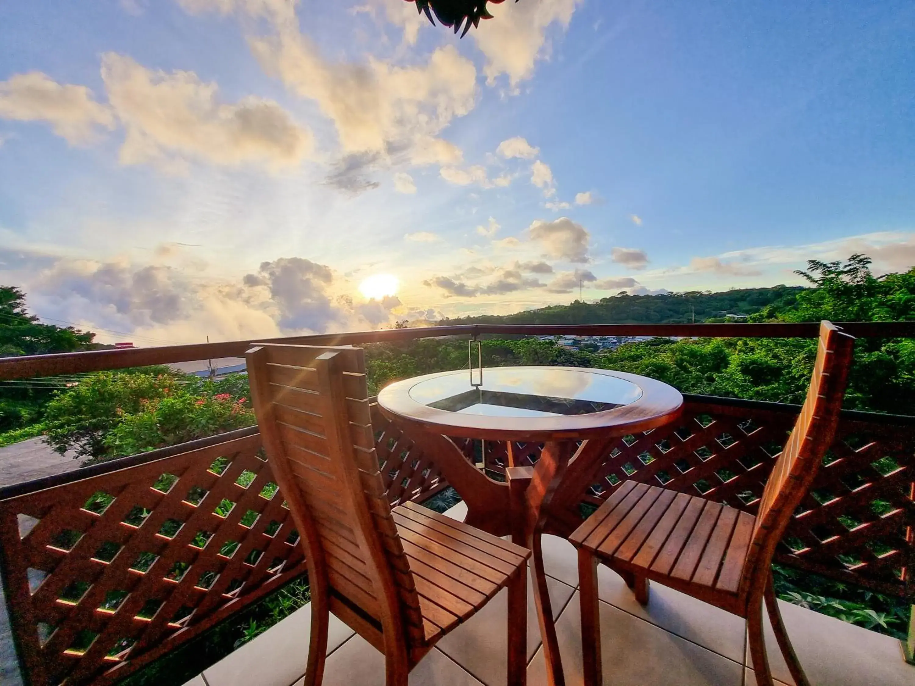 View (from property/room), Balcony/Terrace in Hotel Ficus - Monteverde