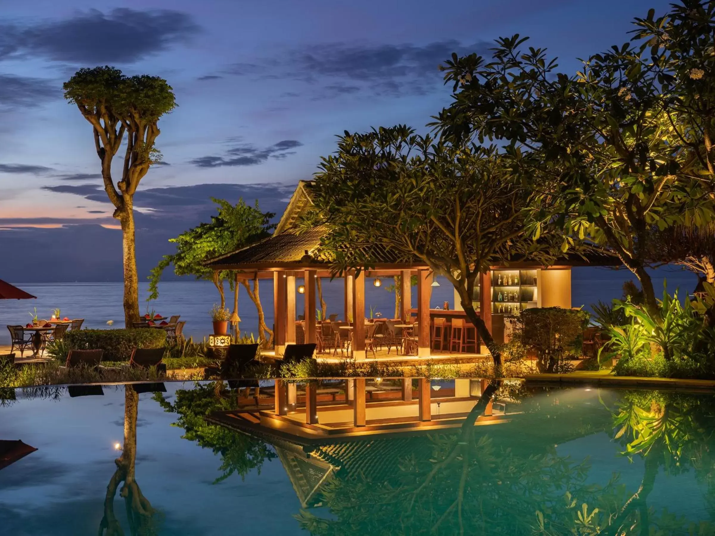 Lounge or bar, Swimming Pool in Sudamala Resort, Senggigi, Lombok