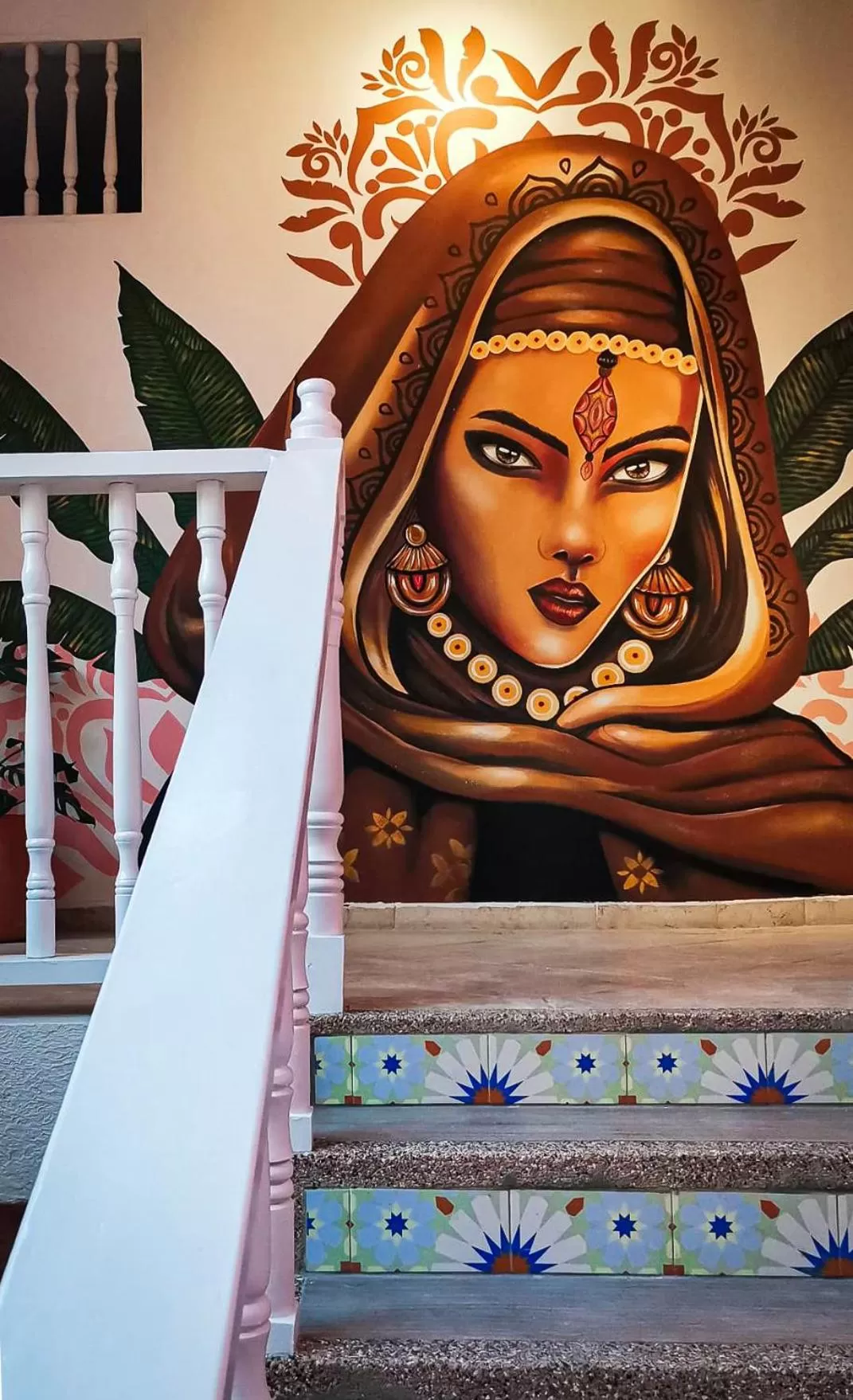 Decorative detail in Casa Zahri Boutique Hostel