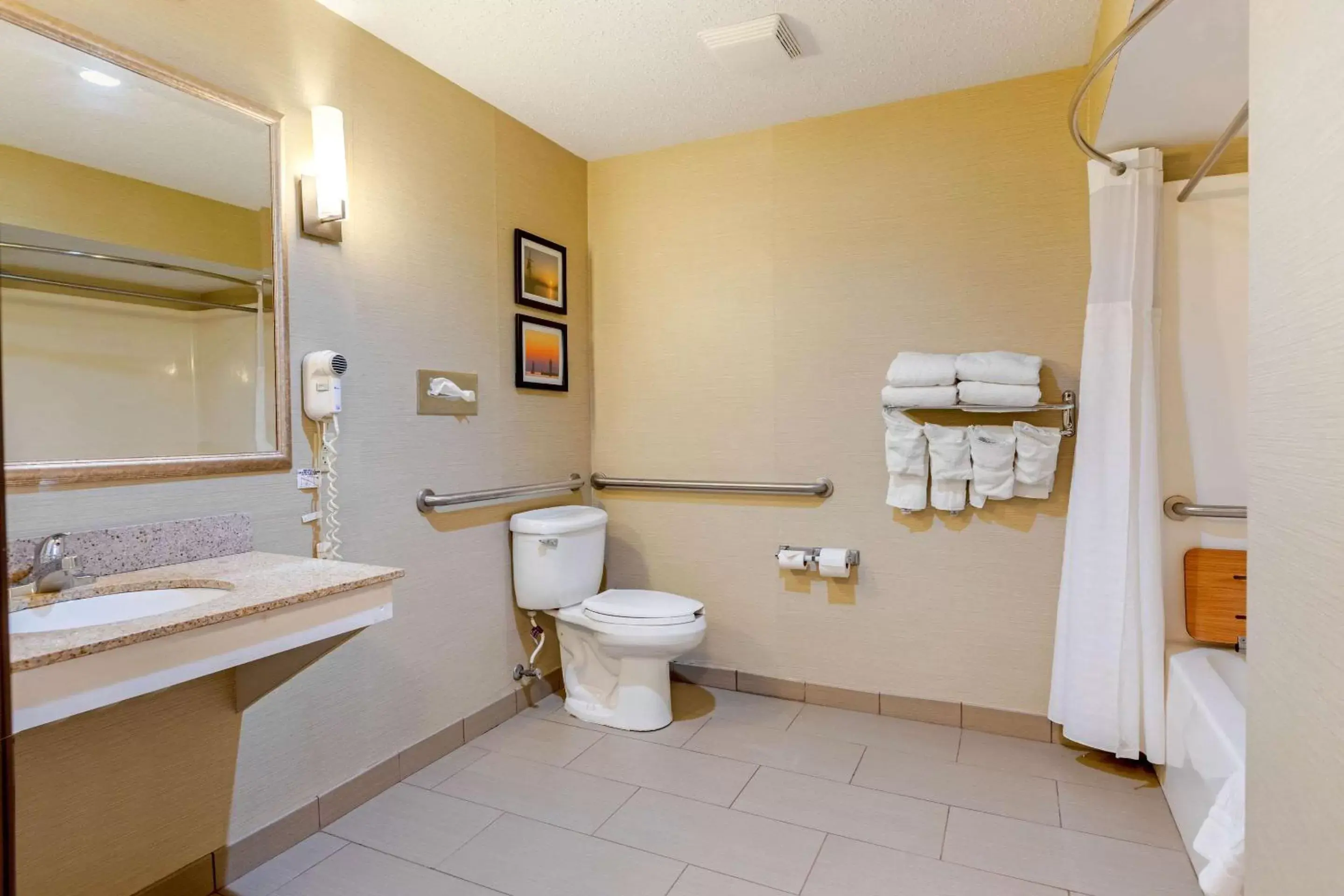 Bathroom in Comfort Suites South Haven near I-96