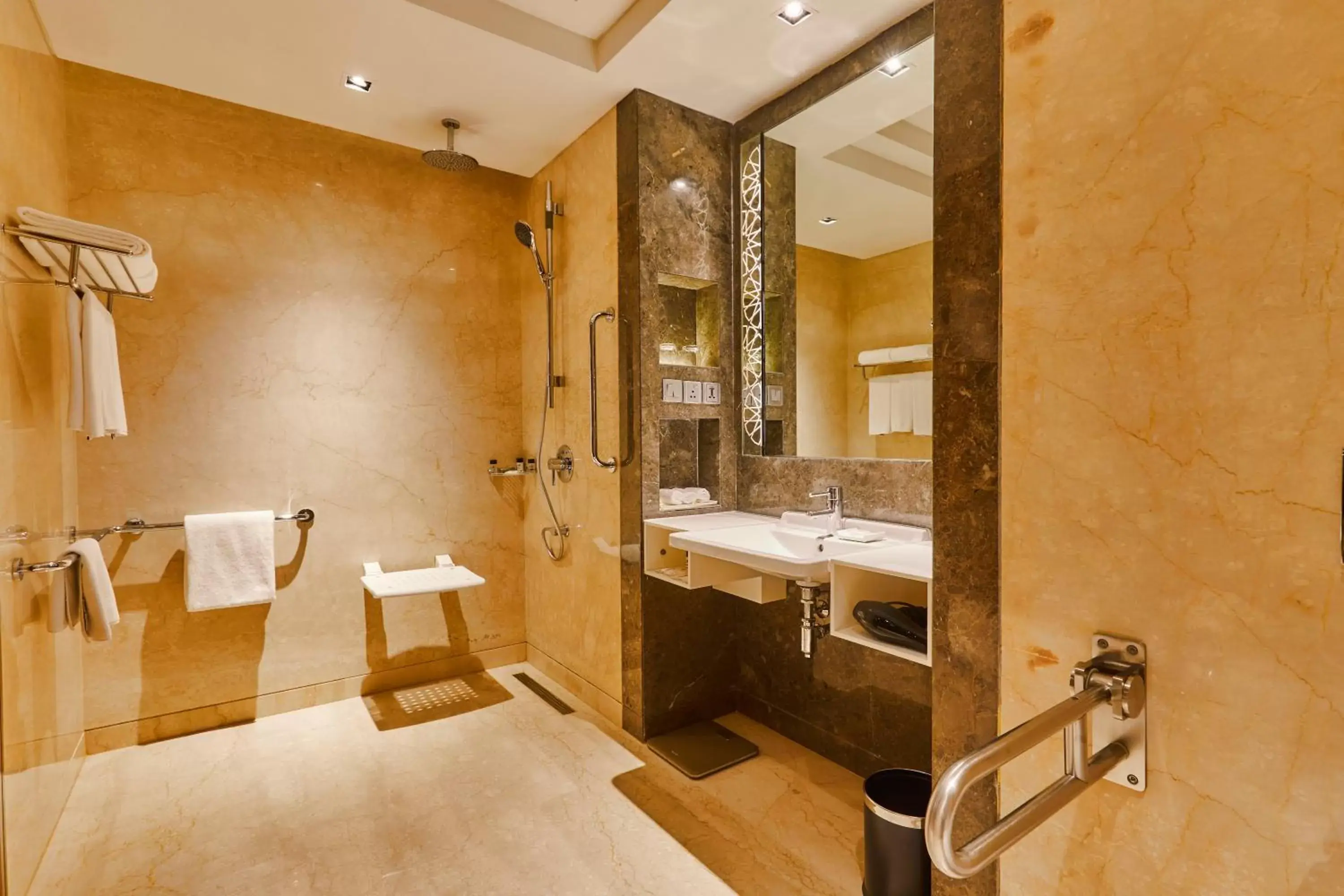 Bathroom in Crowne Plaza New Delhi Rohini, an IHG Hotel