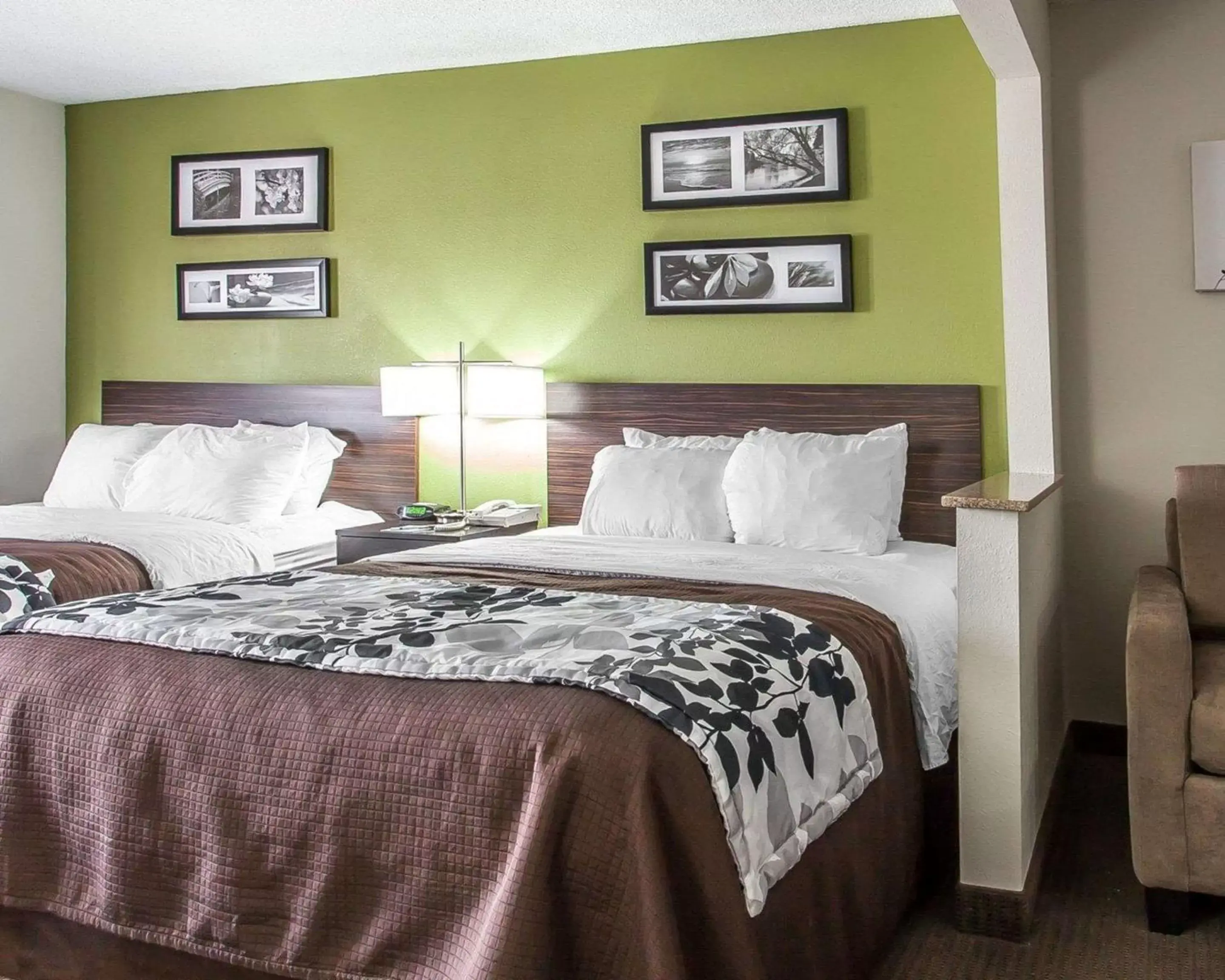 Photo of the whole room, Bed in Sleep Inn & Suites Near I-90 and Ashtabula