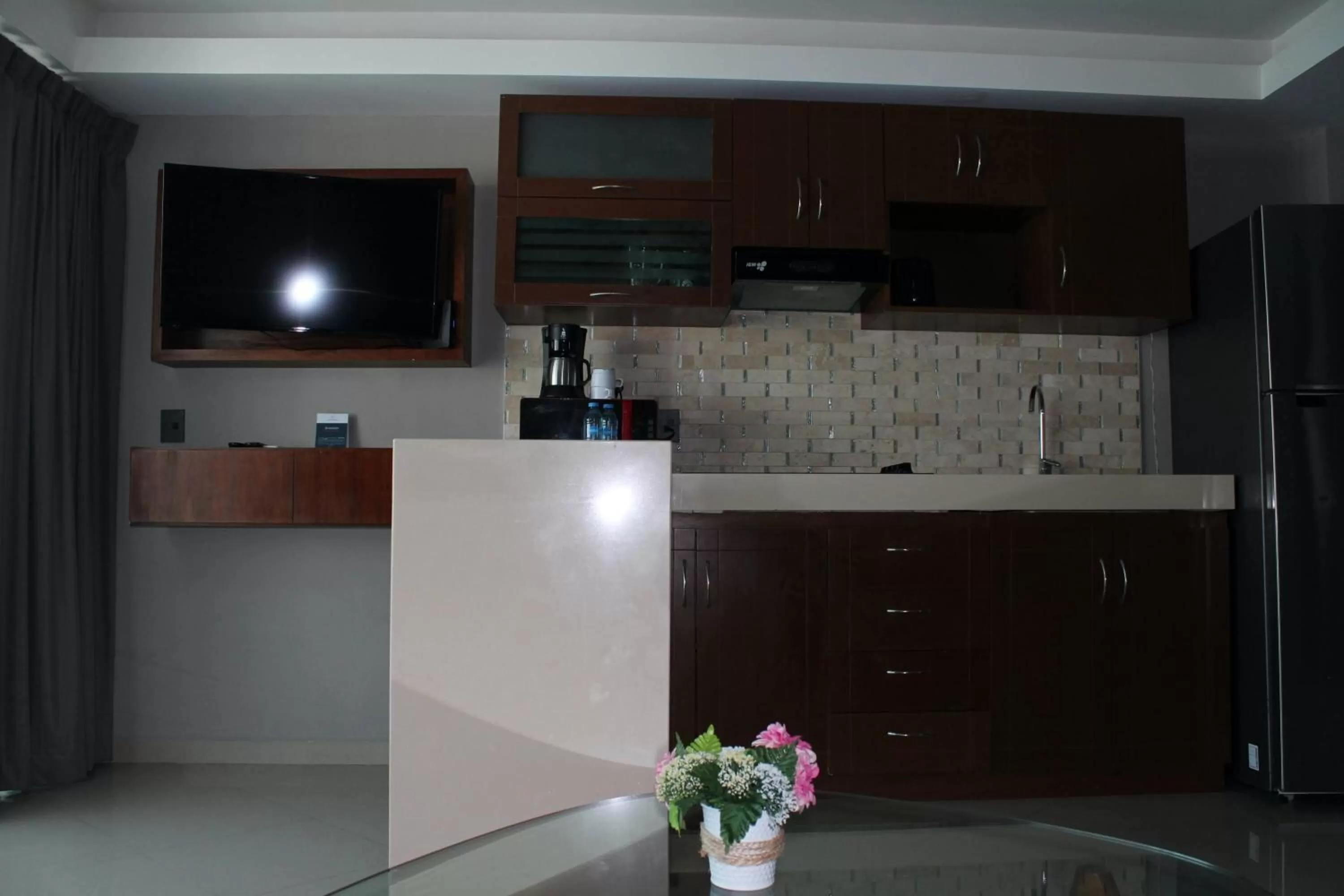 Kitchen or kitchenette in Ocean Dream Cancun by GuruHotel