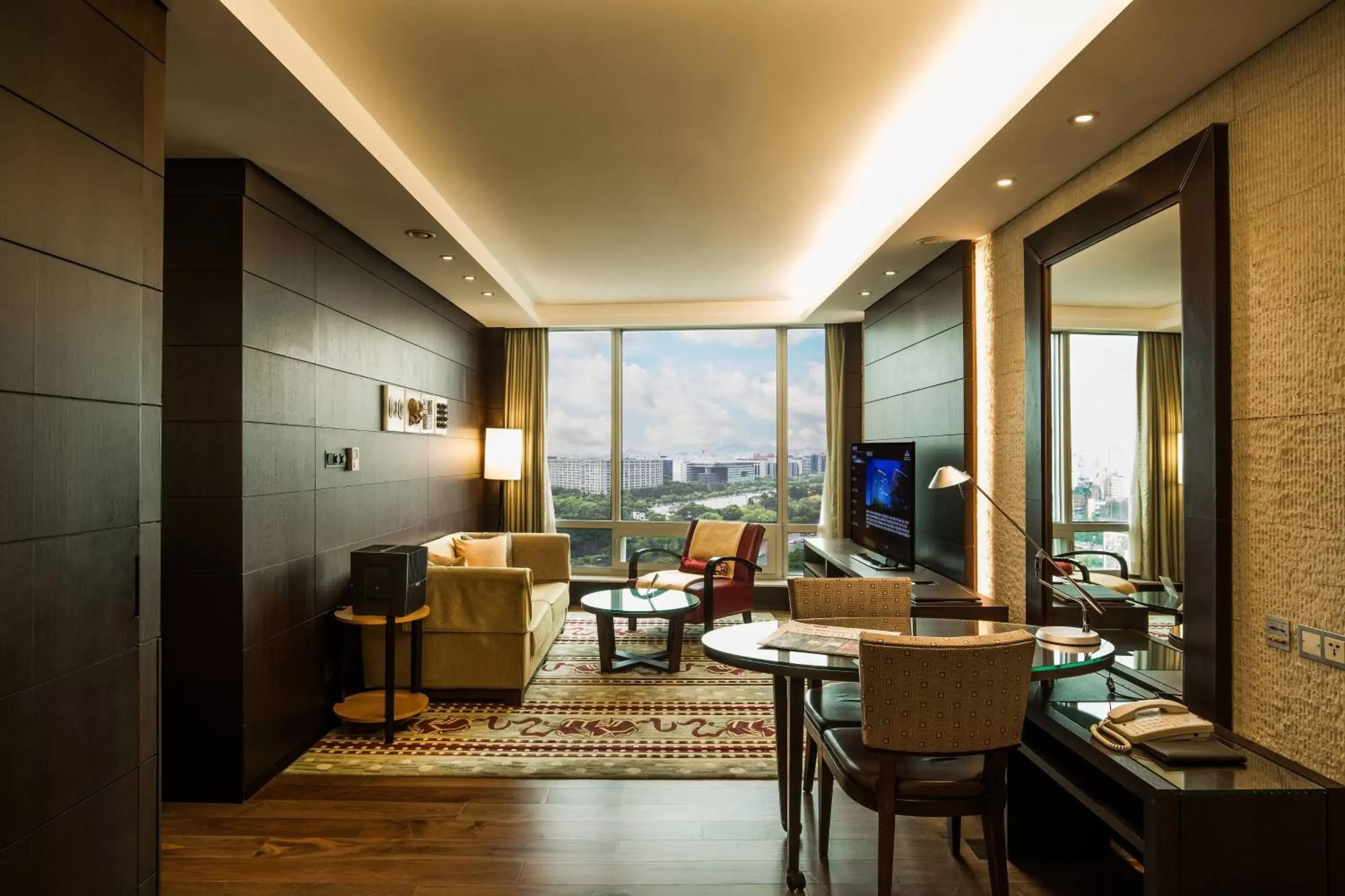 Living room in Marriott Executive Apartment Seoul