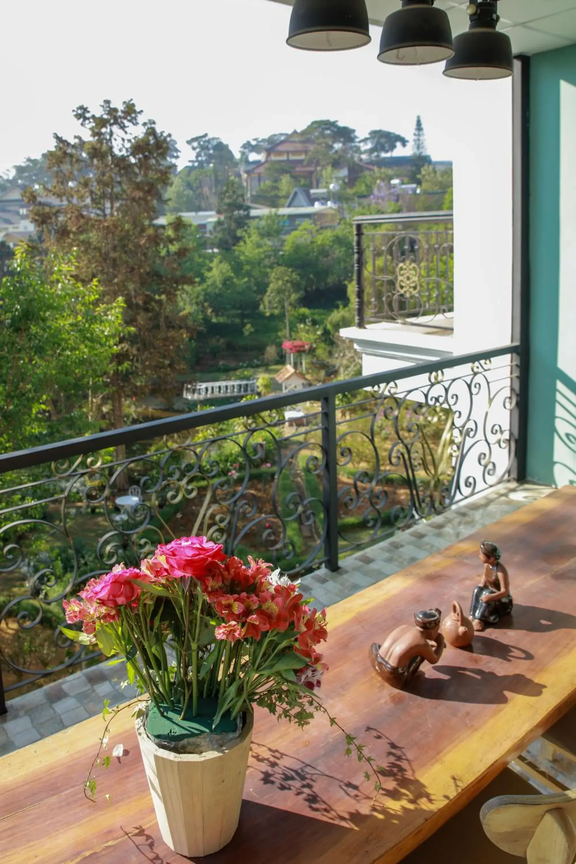 Balcony/Terrace in Dalat Terrasse Des Roses Villa