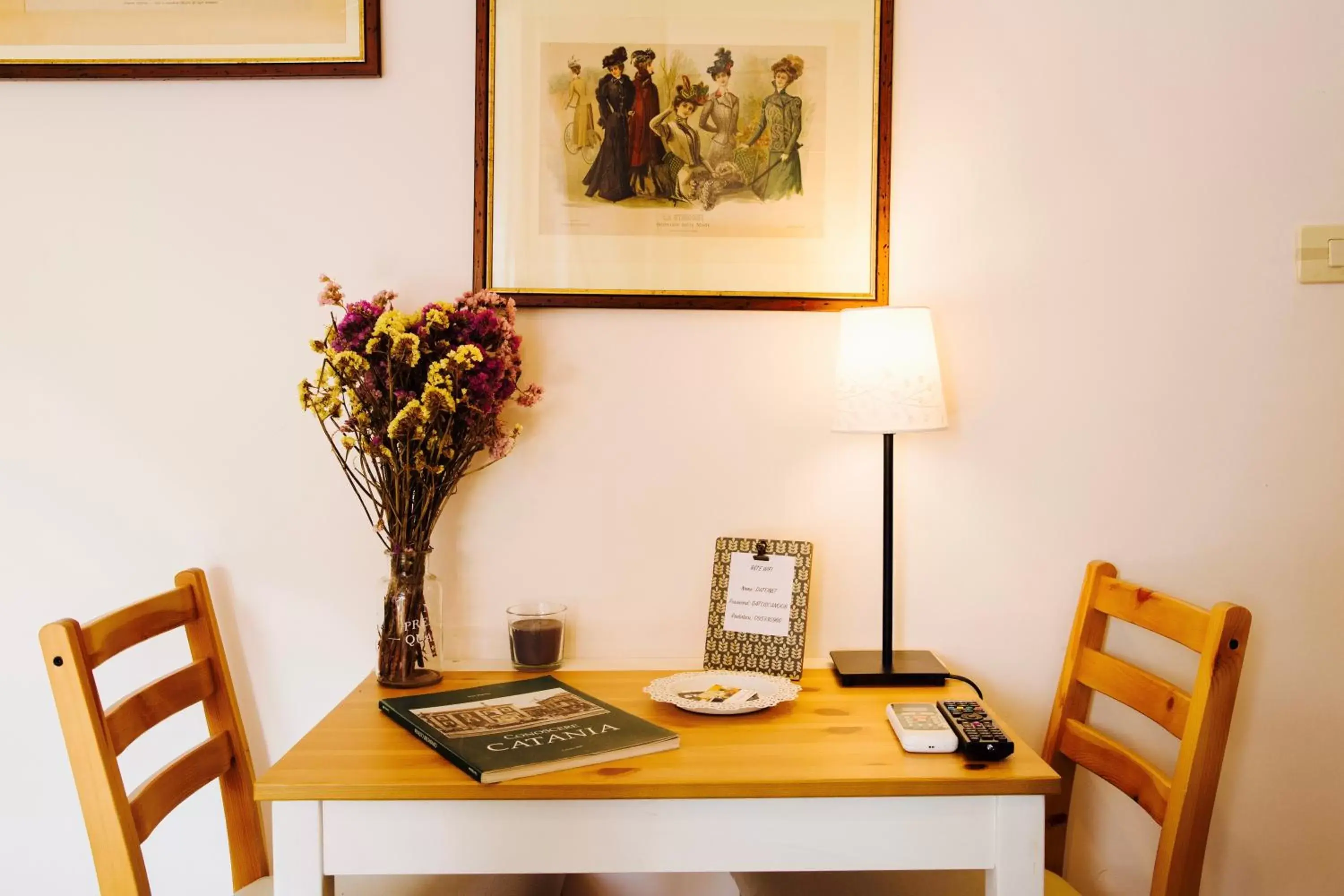 Decorative detail, Dining Area in Grand Tour Design Guest House Catania