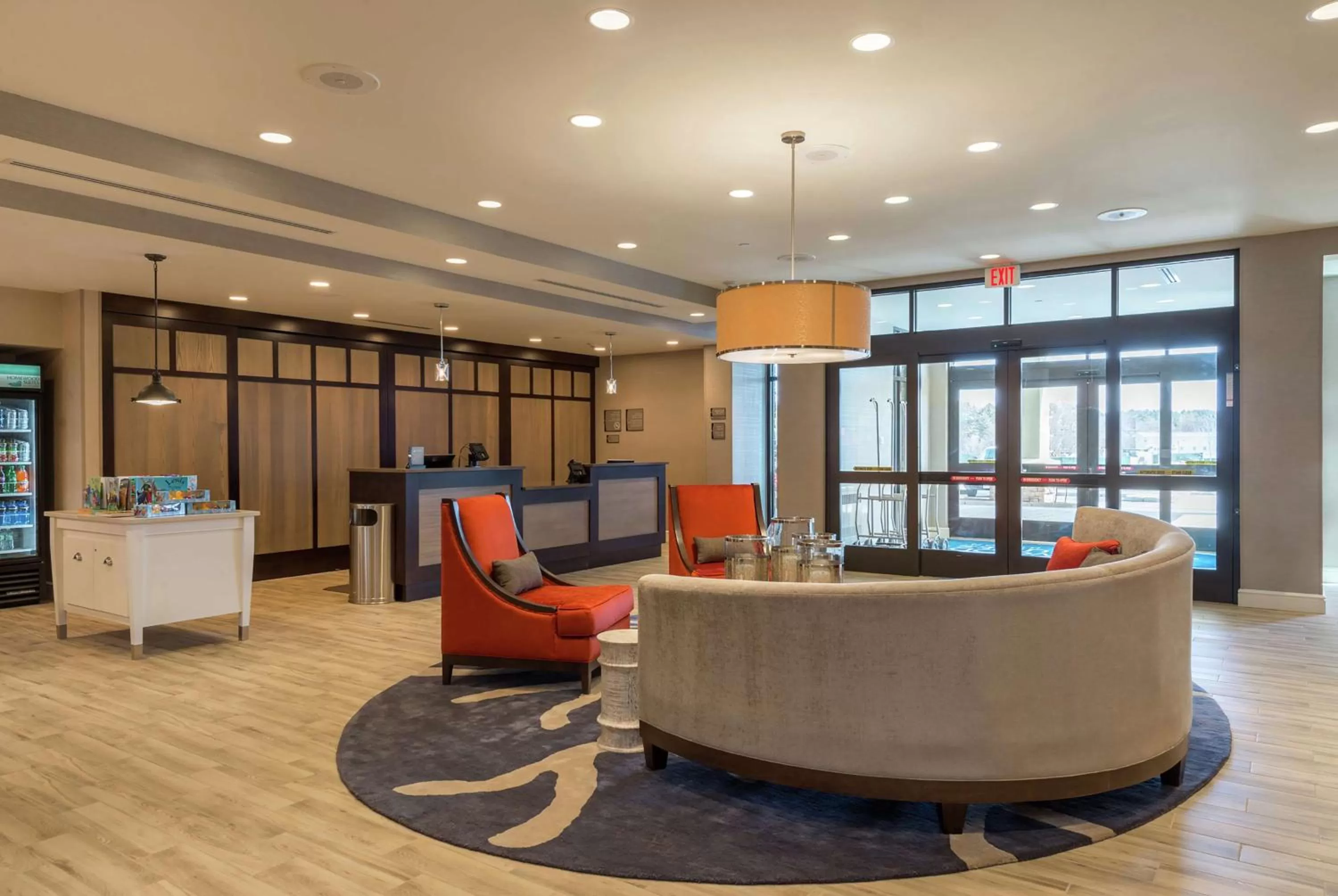 Lobby or reception in Homewood Suites by Hilton Boston Marlborough