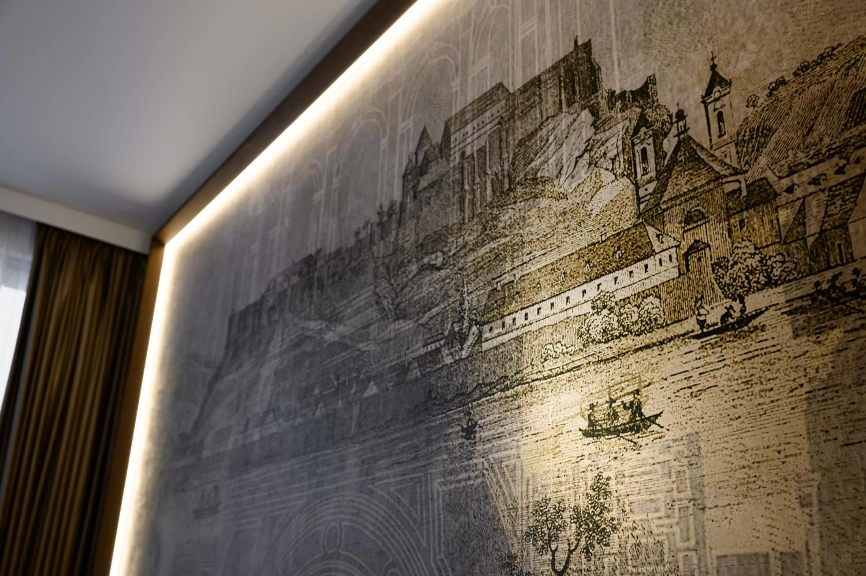 Bedroom in Grand Hotel Esztergom