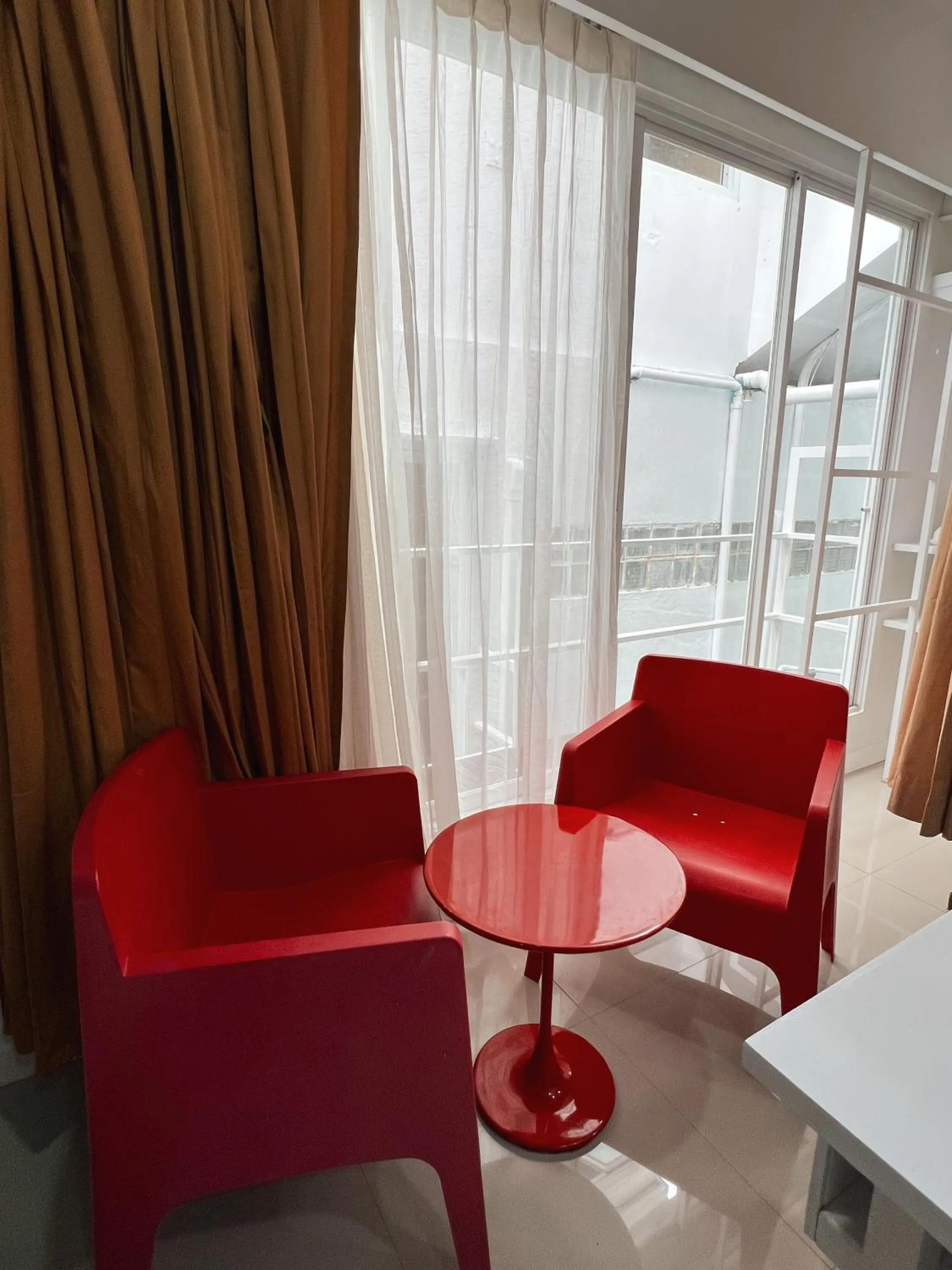 Seating area in The Color Kata