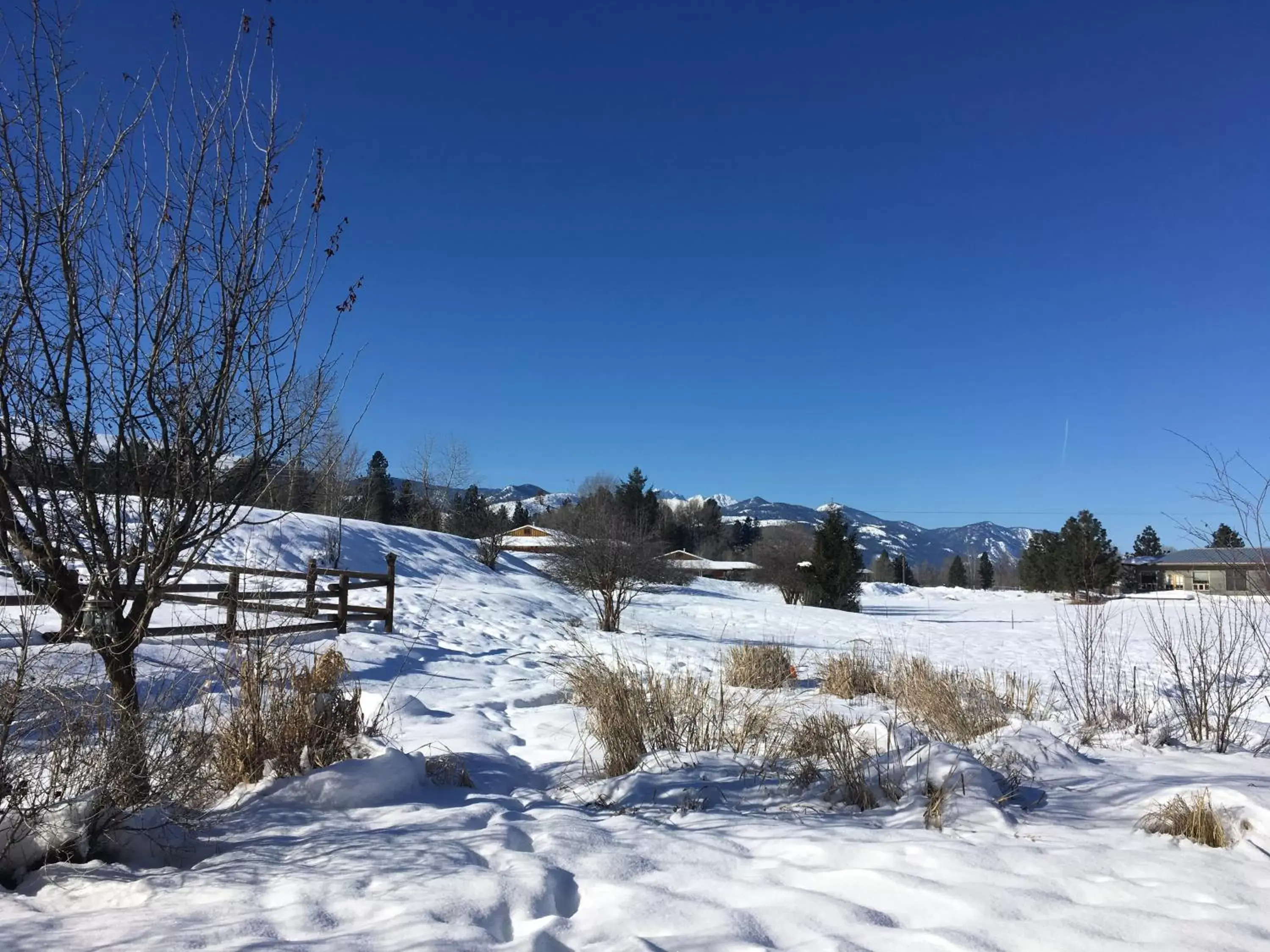 Mountain view, Winter in Mt Gardner Inn