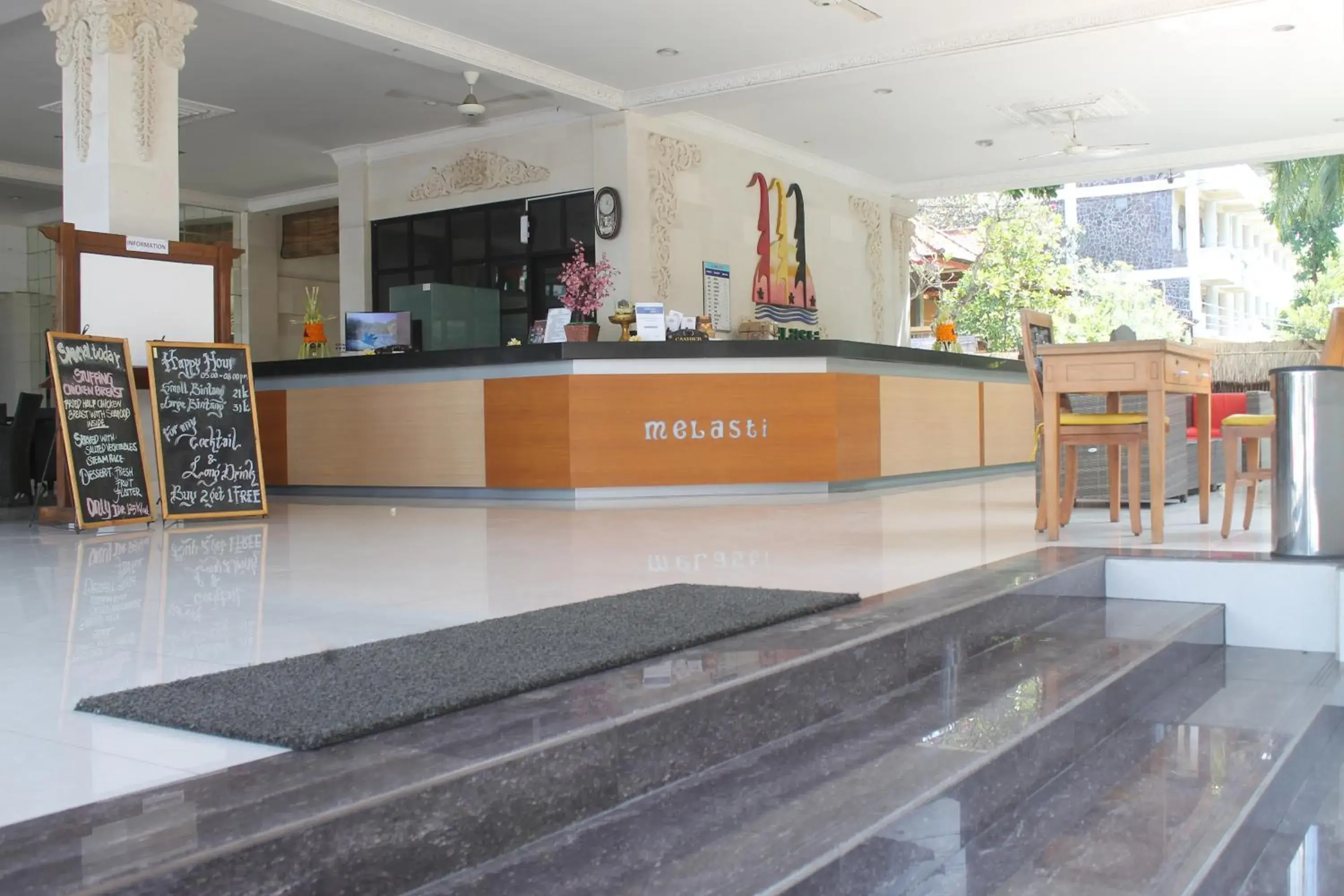 Facade/entrance, Lobby/Reception in Melasti Kuta Bungalows & Spa