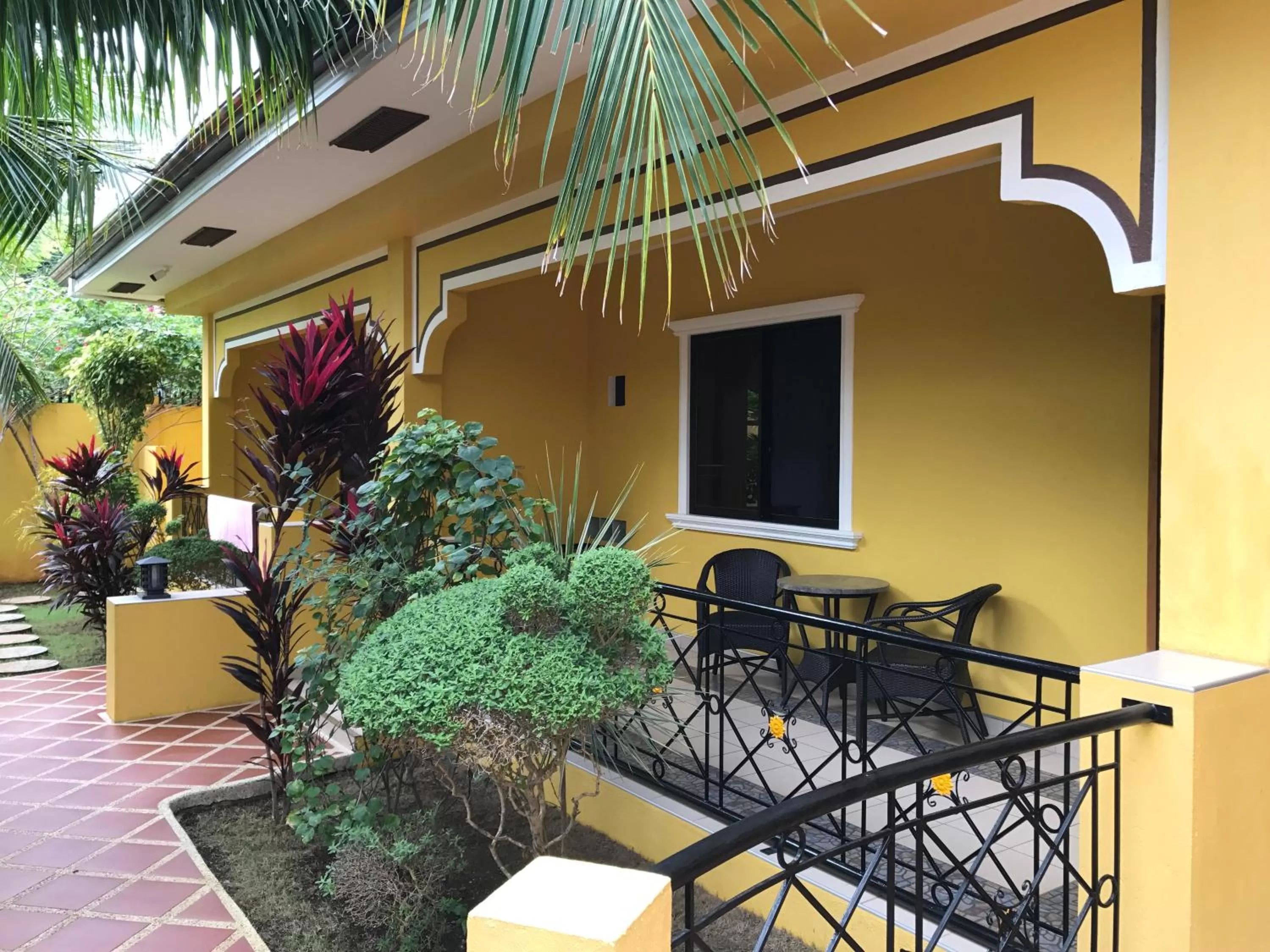 Balcony/Terrace in Alona's Coral Garden Resort (Adult-Only)