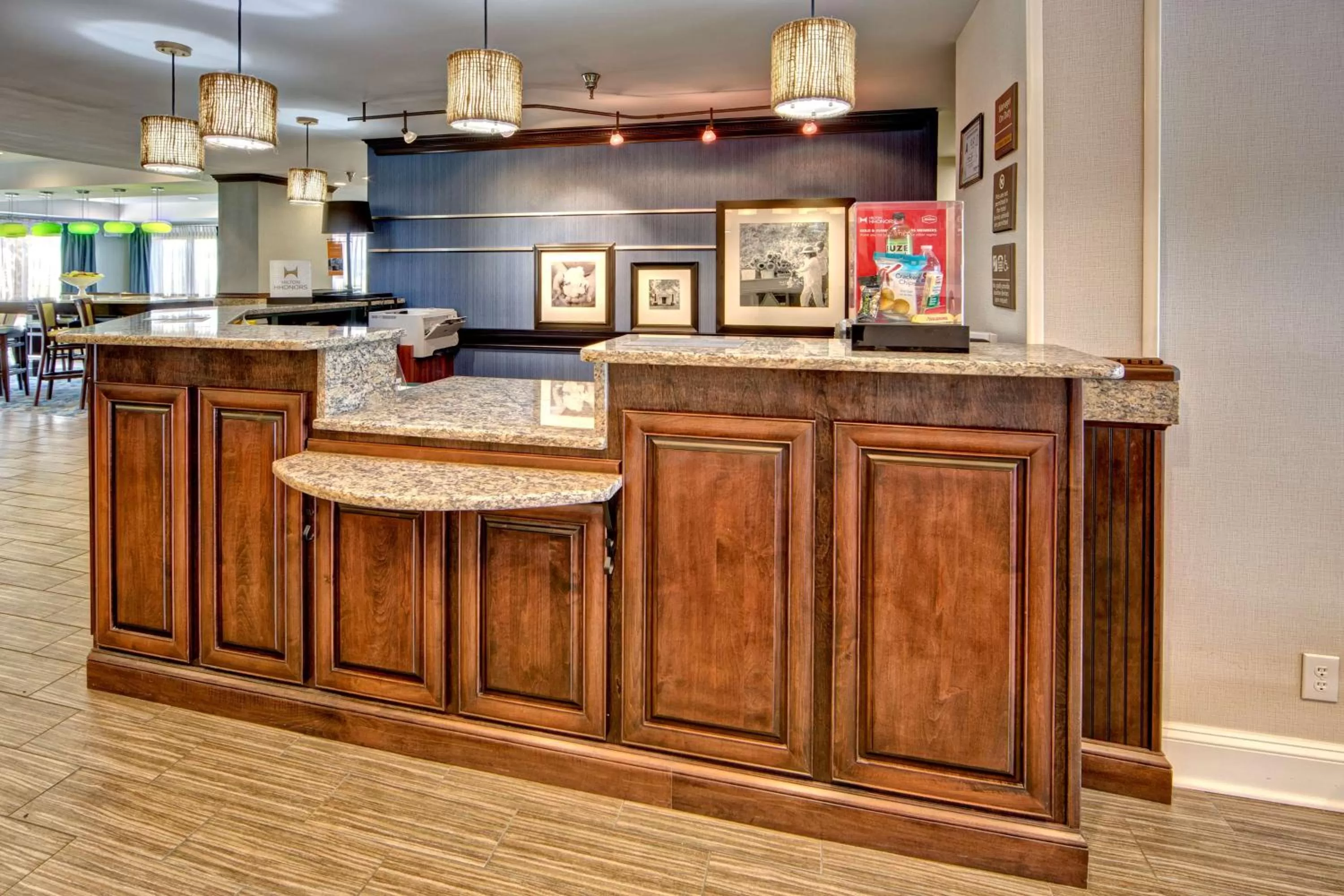 Lobby or reception in Hampton Inn Laurinburg