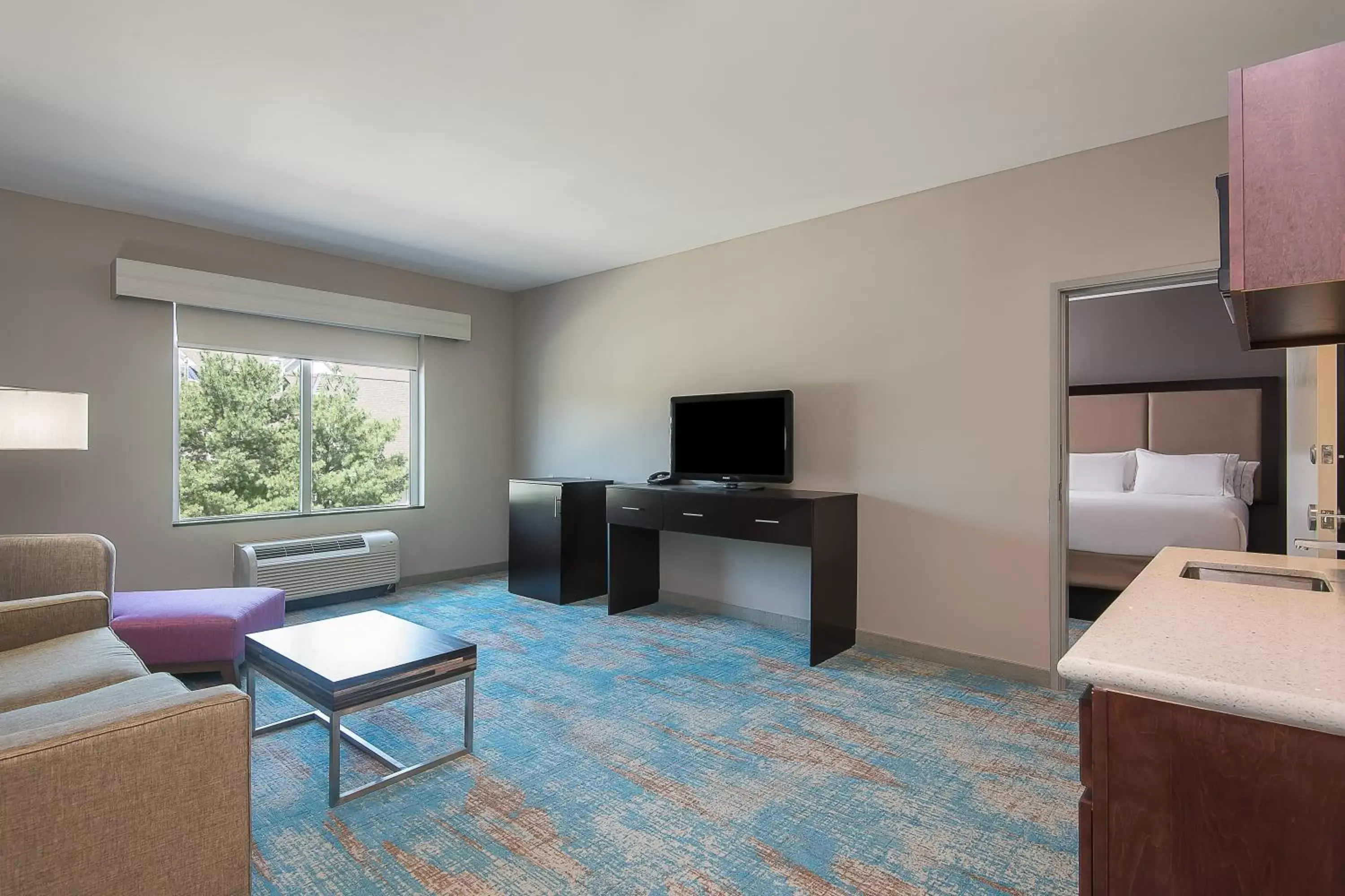 Photo of the whole room, TV/Entertainment Center in Holiday Inn Express & Suites Norwood, an IHG Hotel