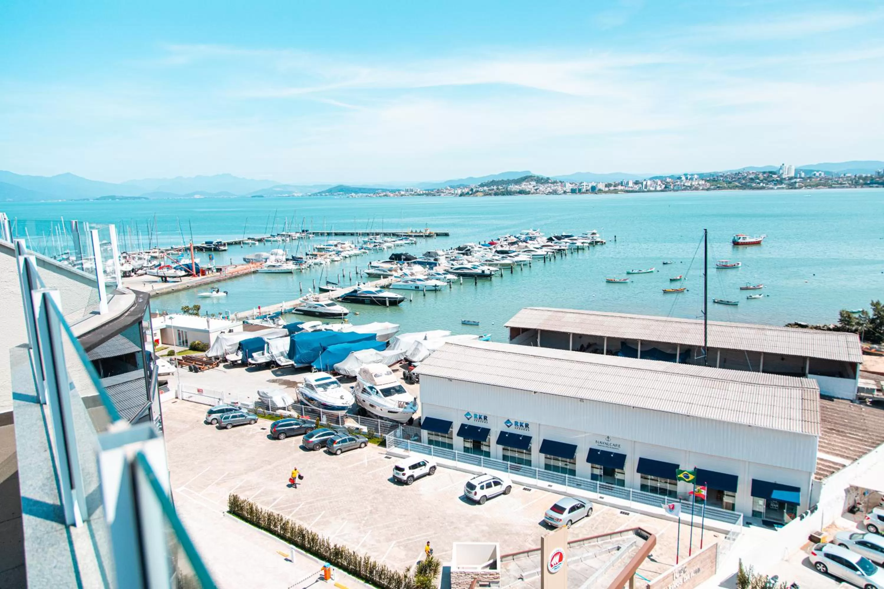 Sea view in Iate Hotel Centro Florianópolis