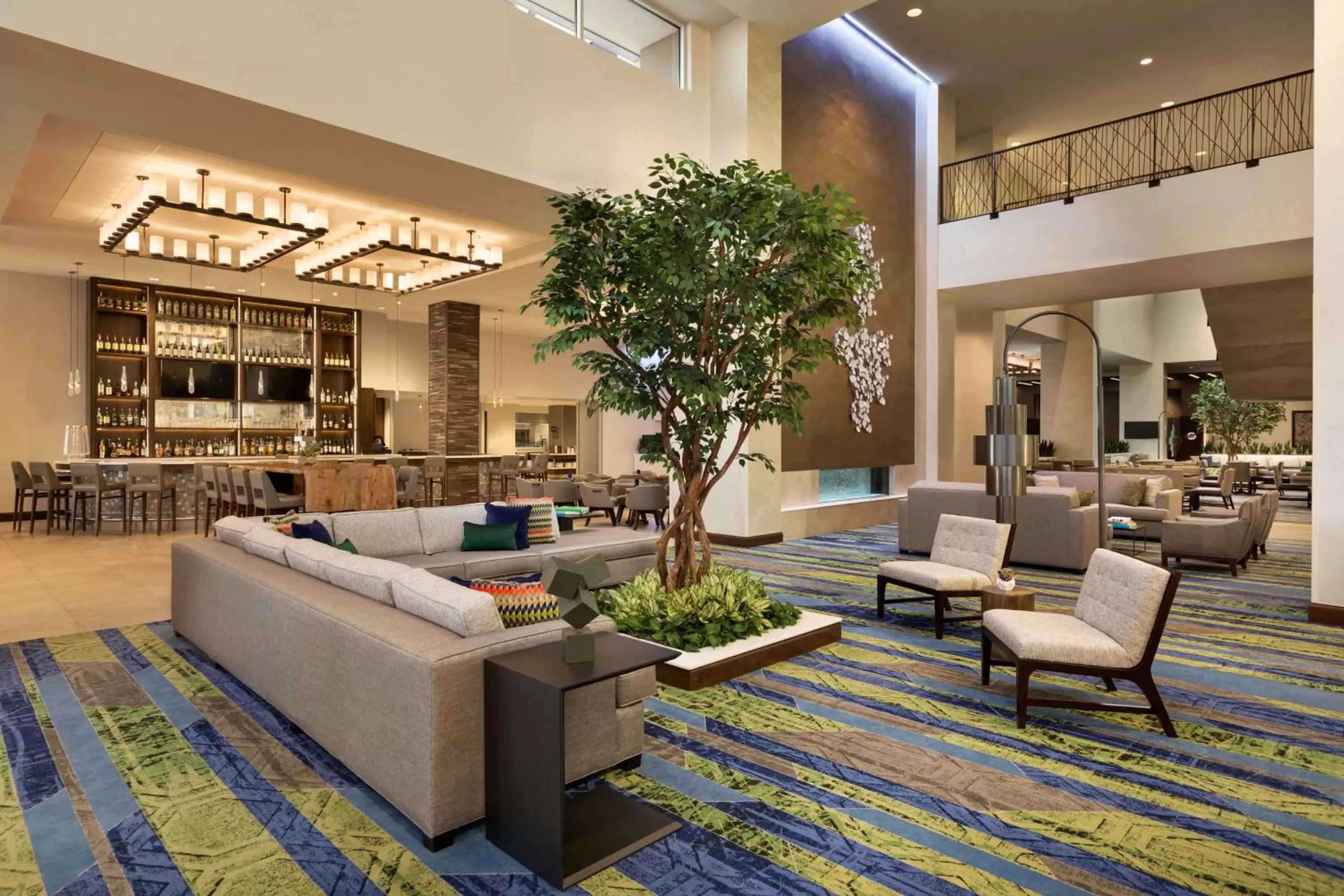 Lobby or reception in Embassy Suites By Hilton Denton Convention Center