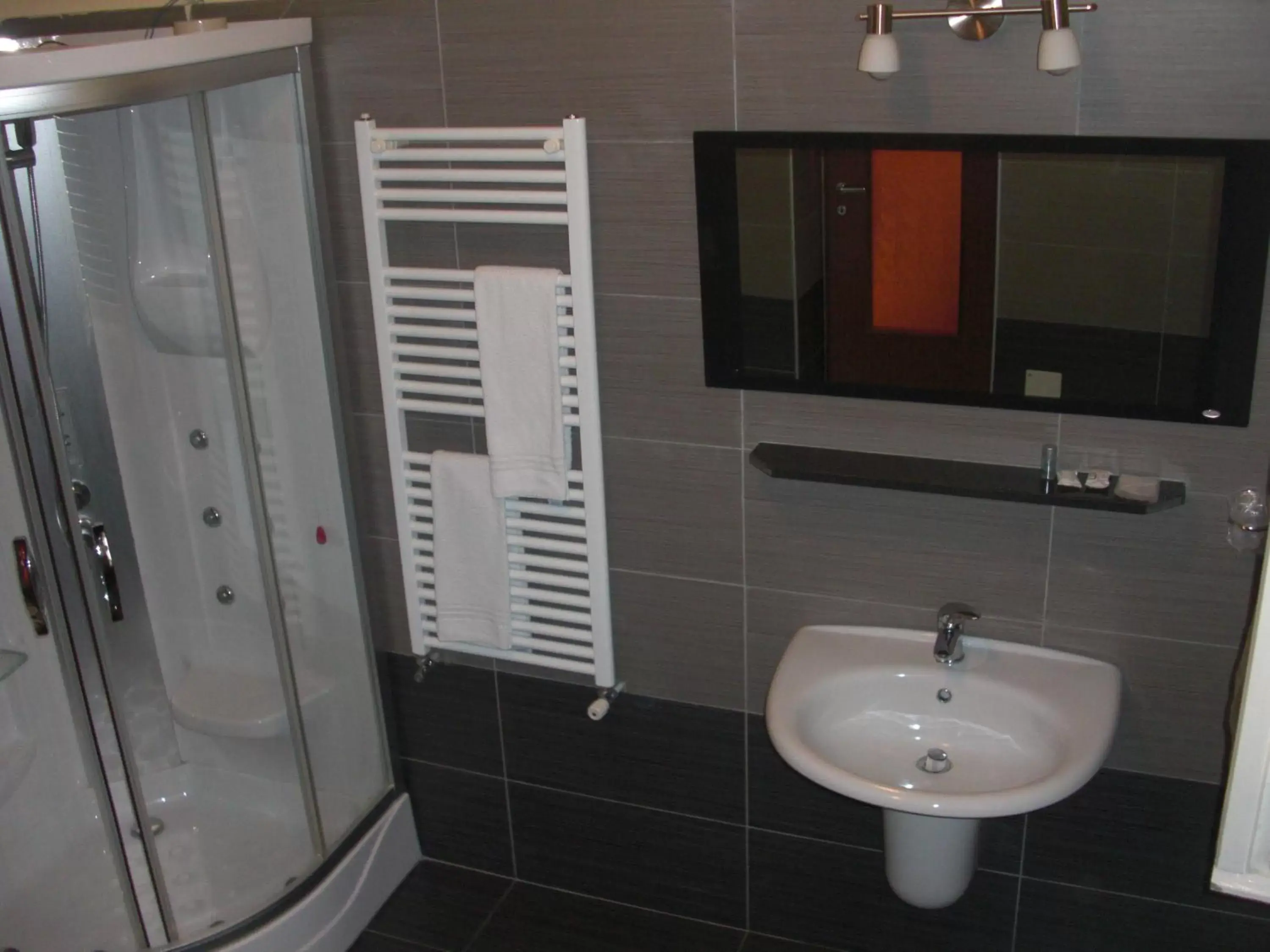 Shower, Bathroom in Hotel Legnano