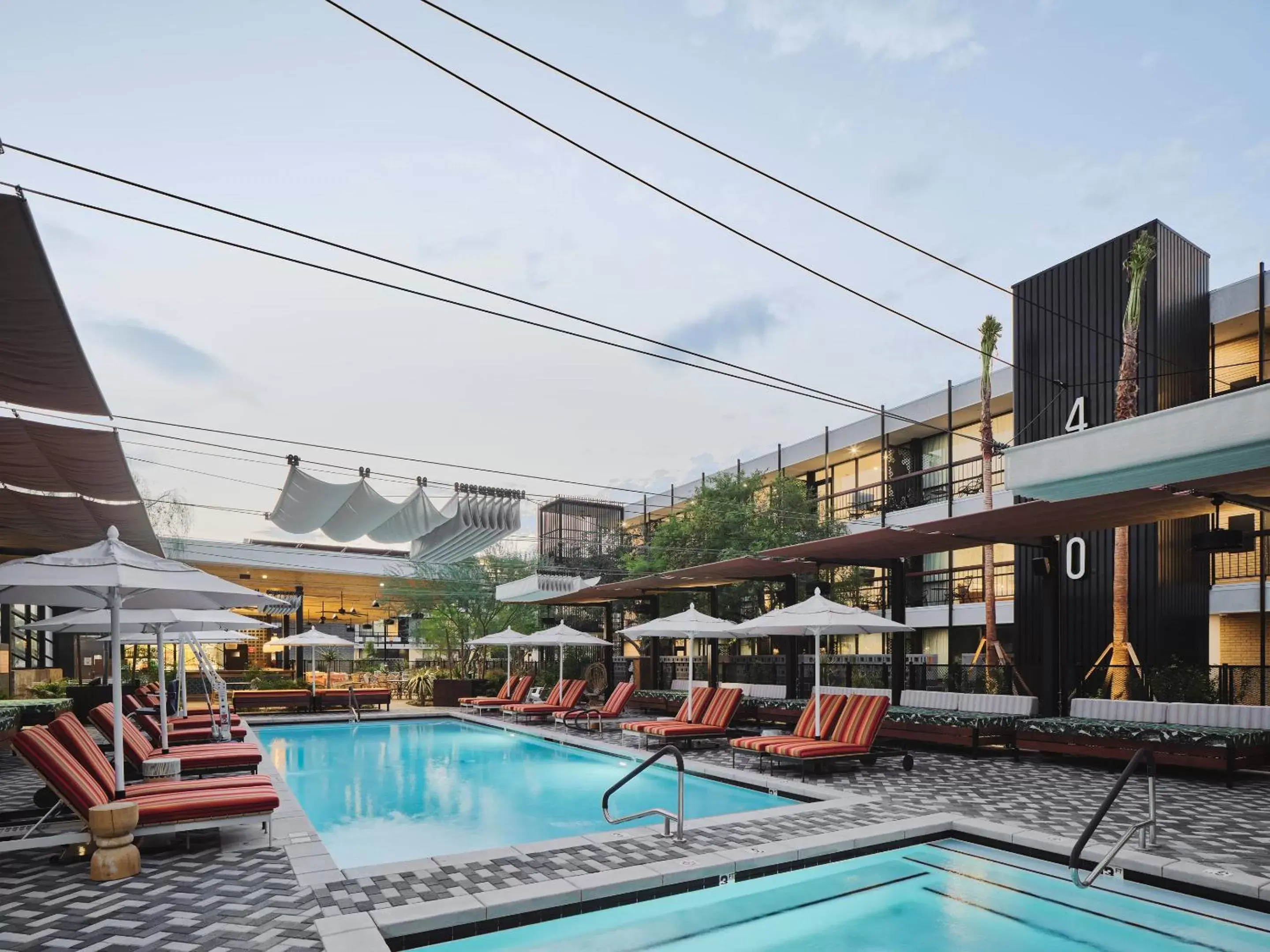 Property building, Swimming Pool in RISE Uptown