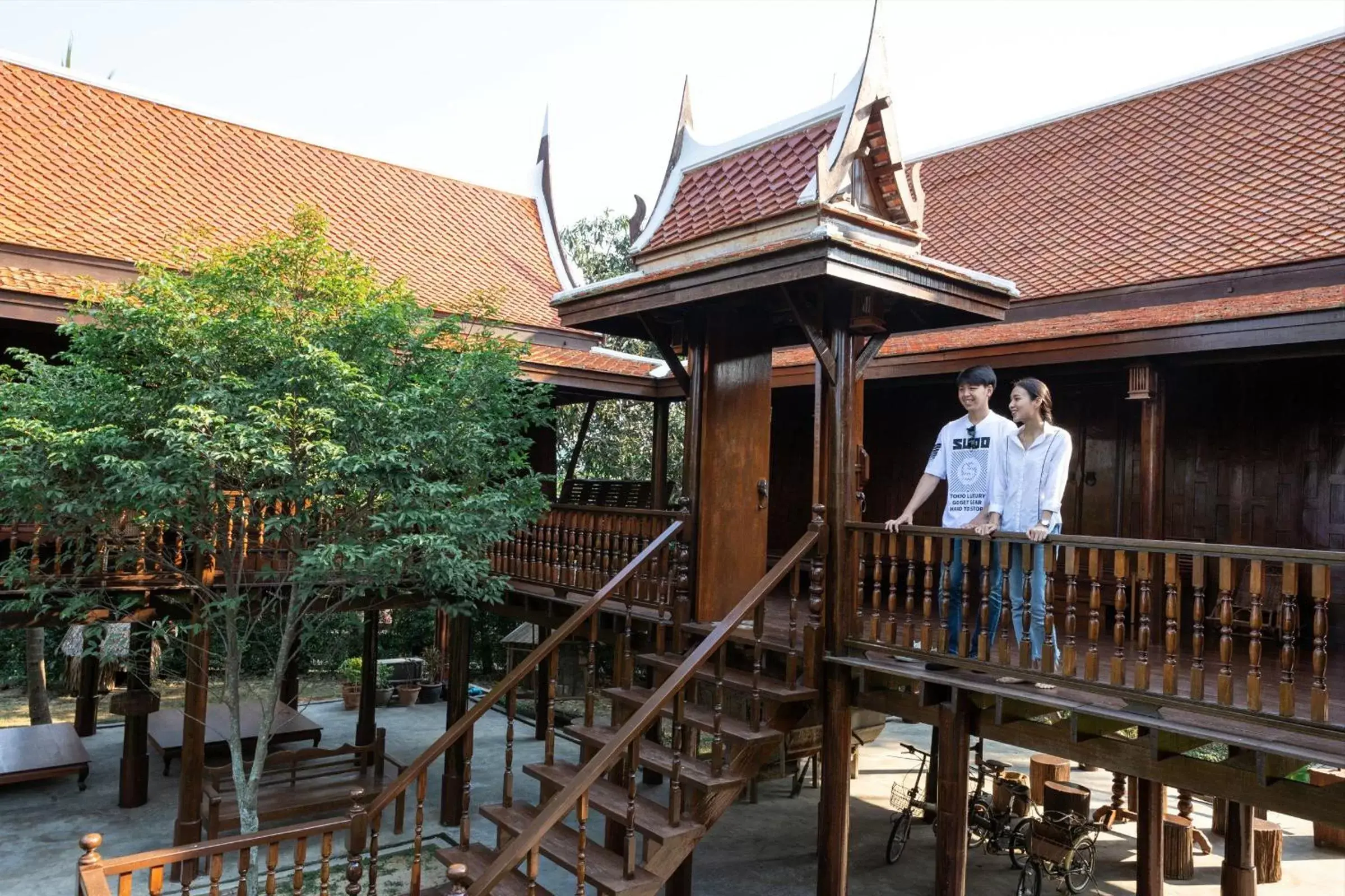 Balcony/Terrace in Maikaew Damnoen Resort