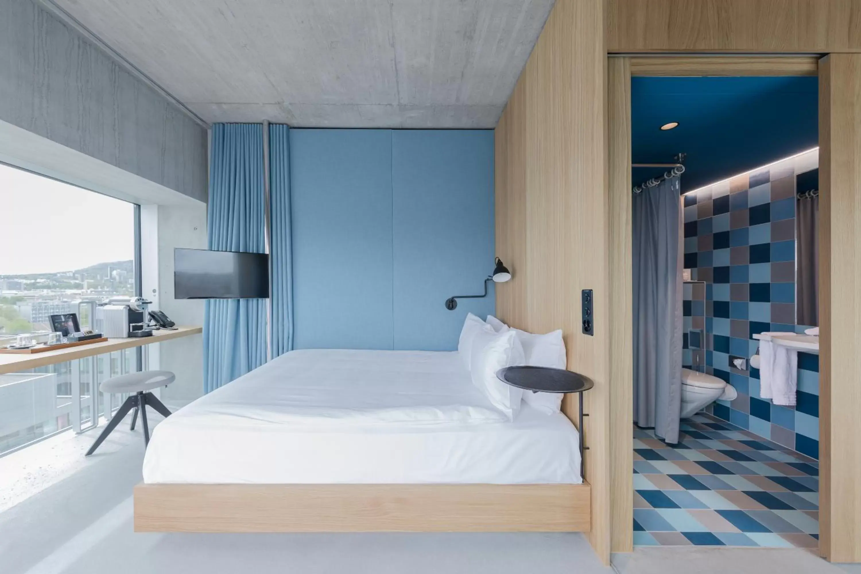 Bed in Placid Hotel Design & Lifestyle Zurich