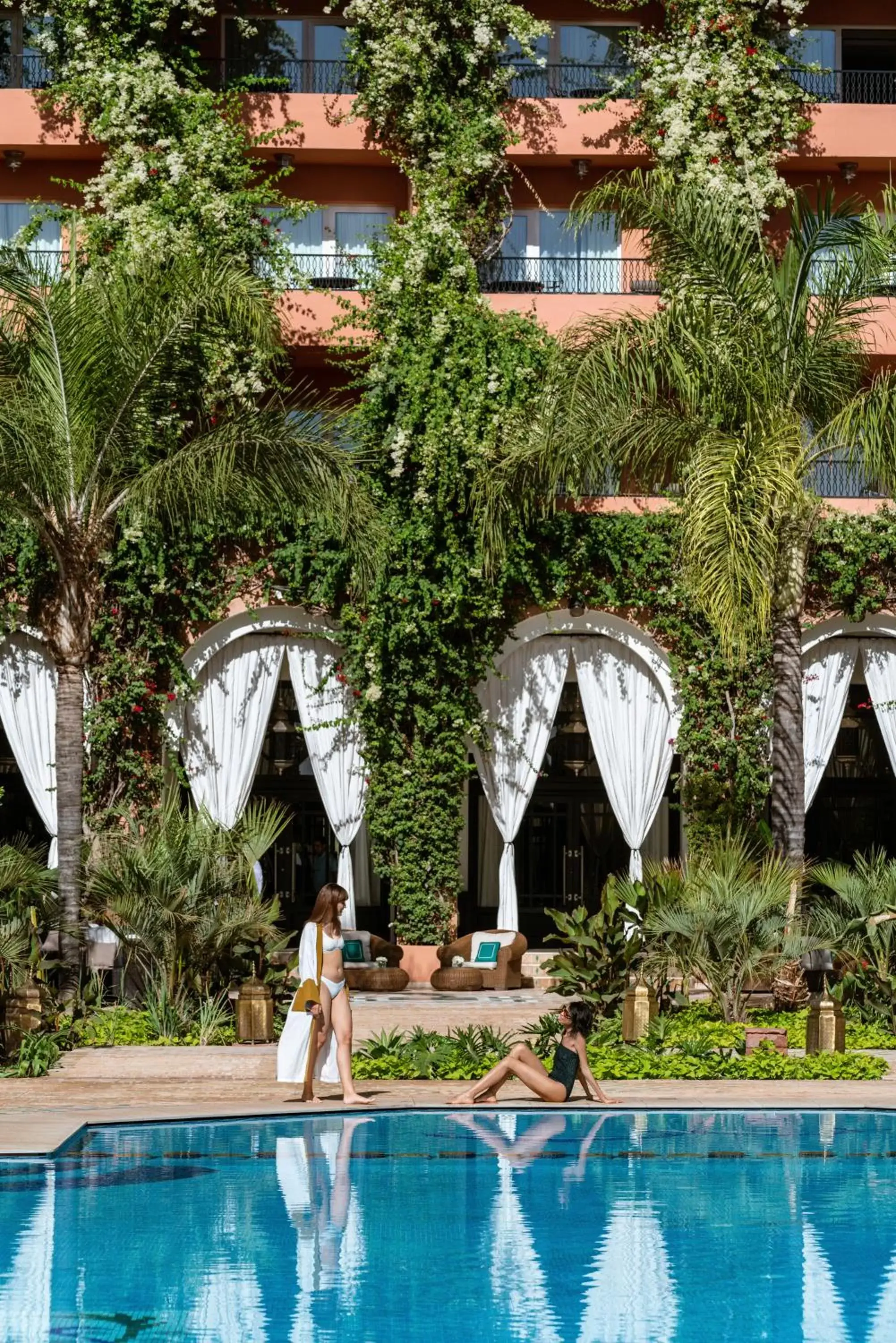 Garden, Swimming Pool in Sofitel Marrakech Lounge and Spa