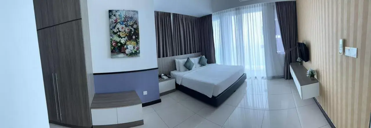 Bed in D'Wharf Hotel & Serviced Residence