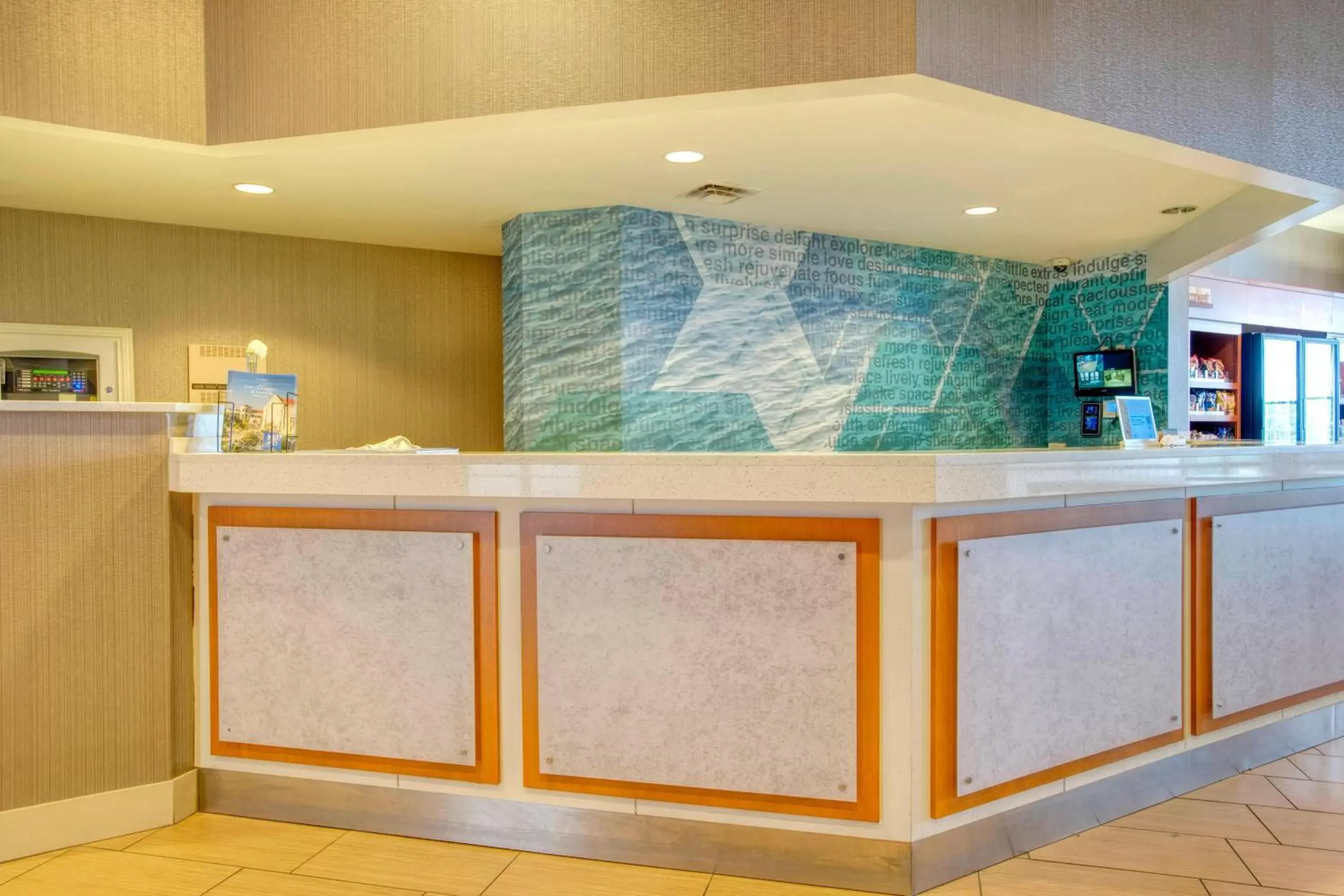 Lobby or reception, Lobby/Reception in SpringHill Suites by Marriott Lawrence Downtown