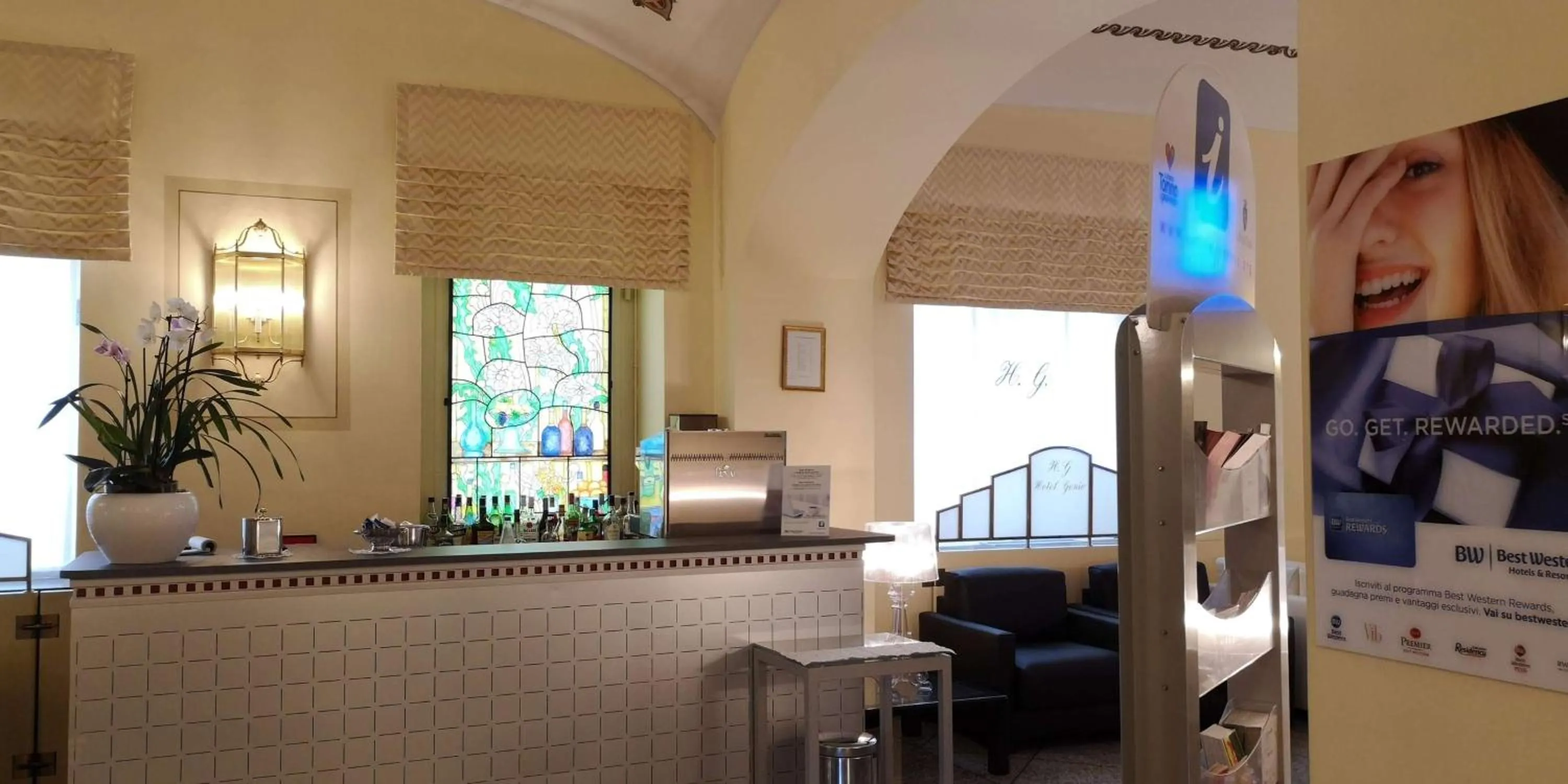 Lounge or bar in Best Western Hotel Genio