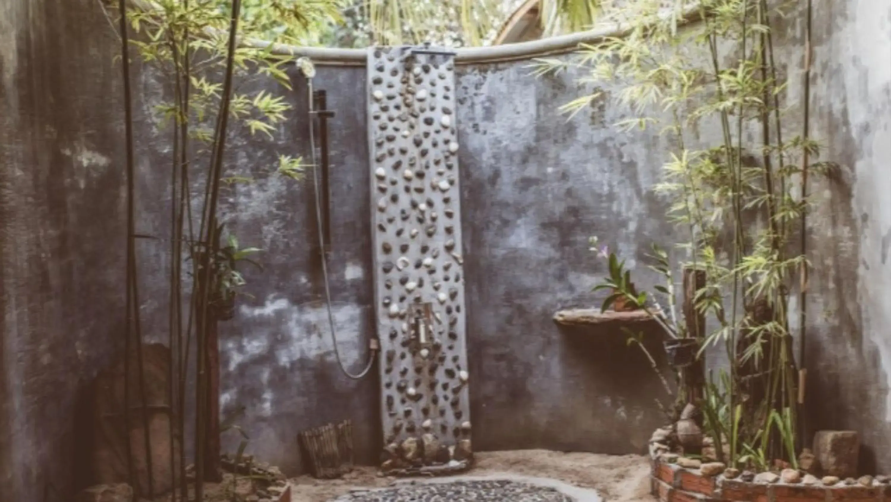 Bathroom in Bamboo Cottages