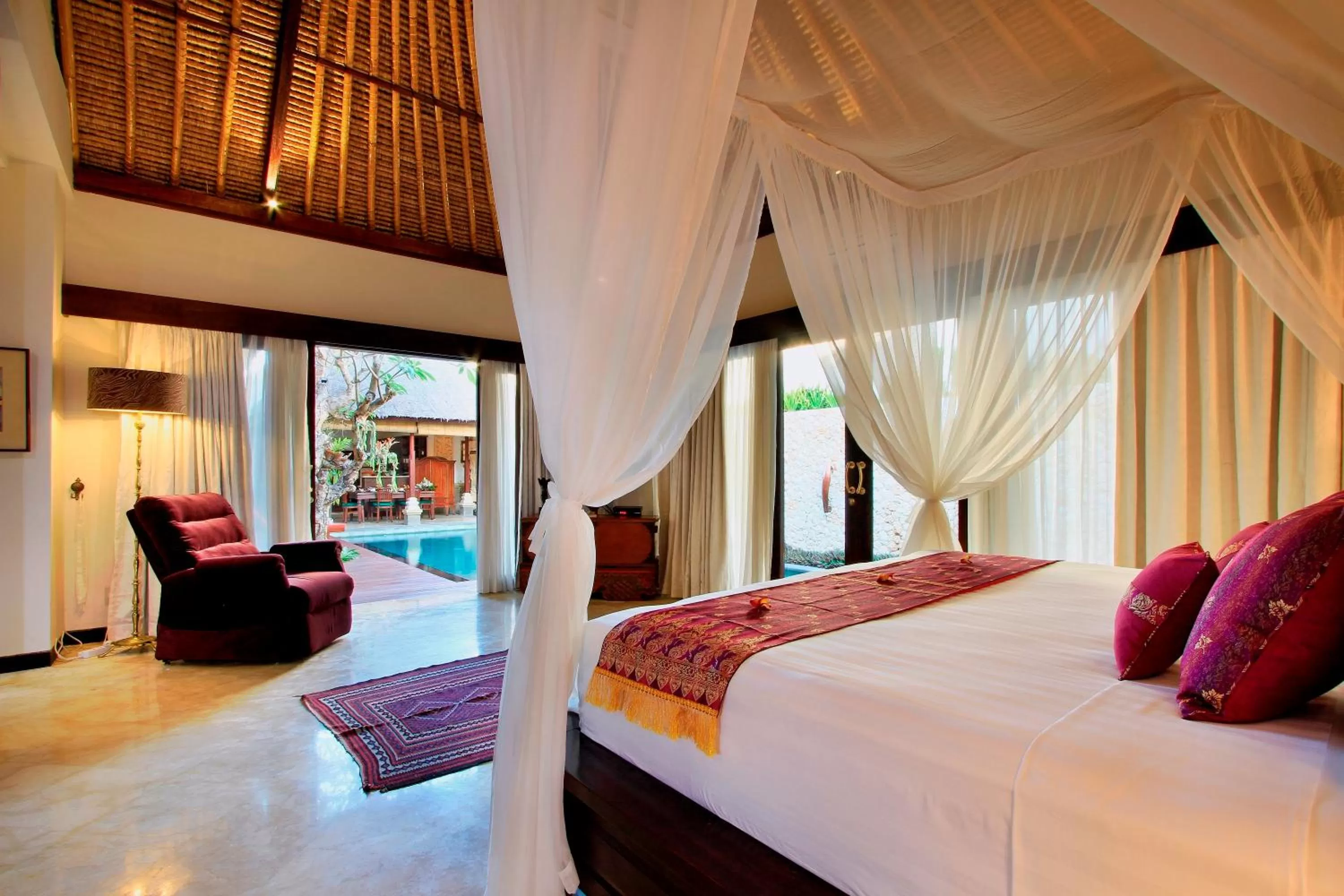 View (from property/room), Bed in Manzelejepun Villa & Pavilion