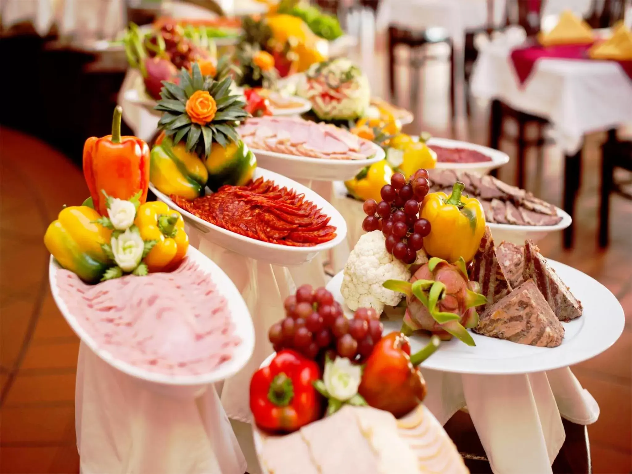 Buffet breakfast in Golden Coast Resort & Spa Buffet breakfast in Golden Coast Resort & Spa