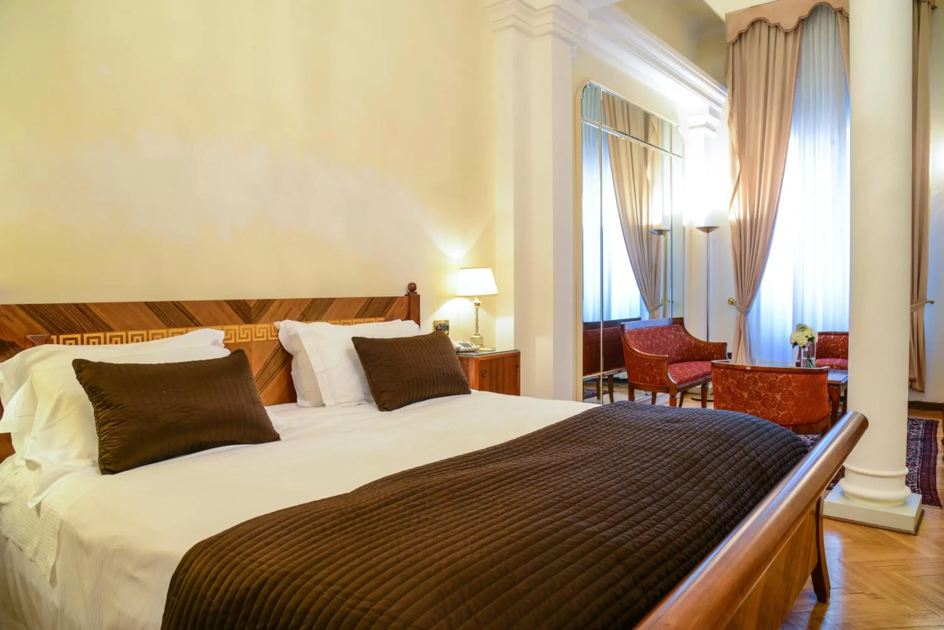 Bedroom, Bed in Hotel Vittoria