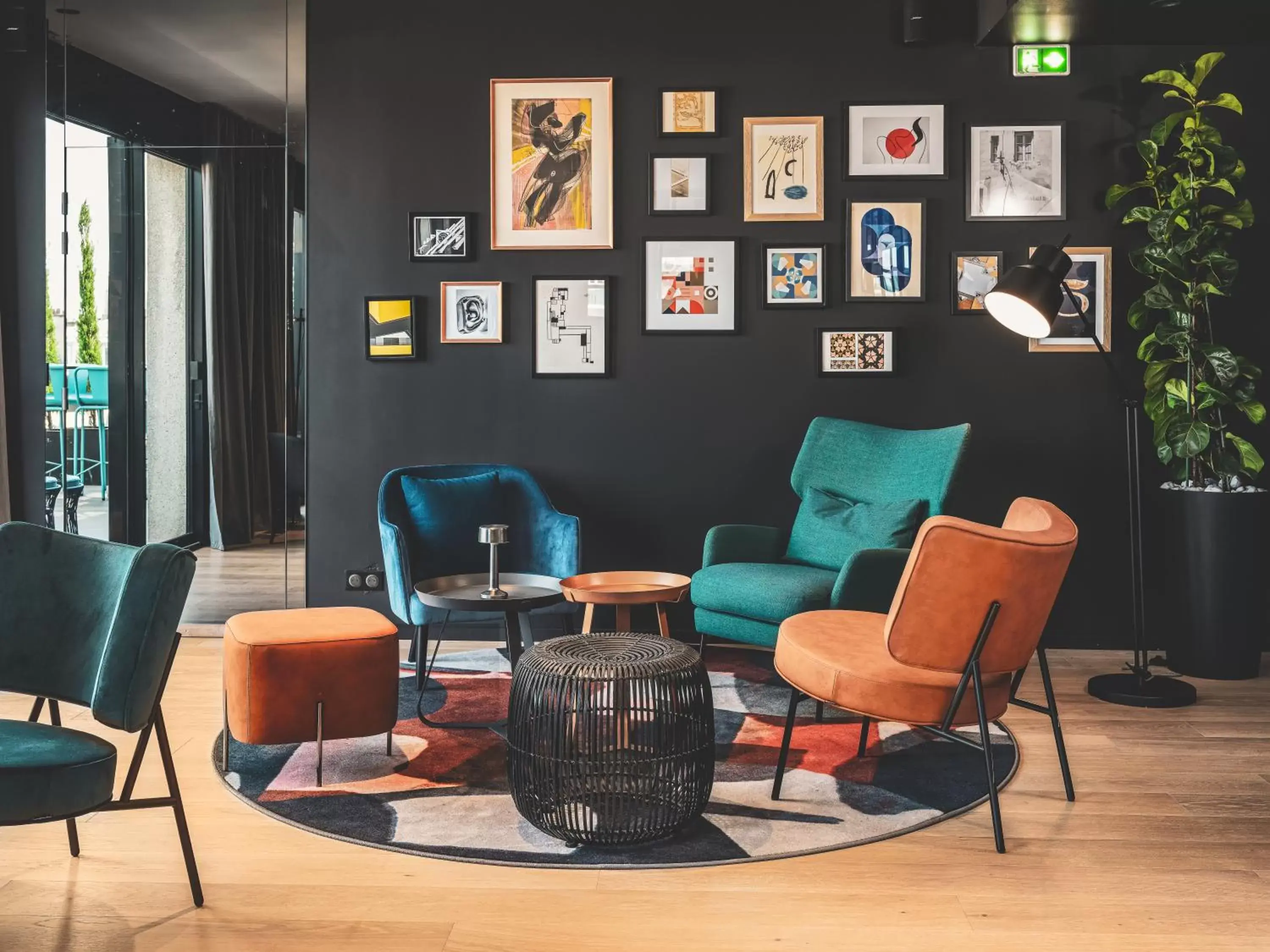 Living room, Lobby/Reception in Novotel Paris Vaugirard Montparnasse