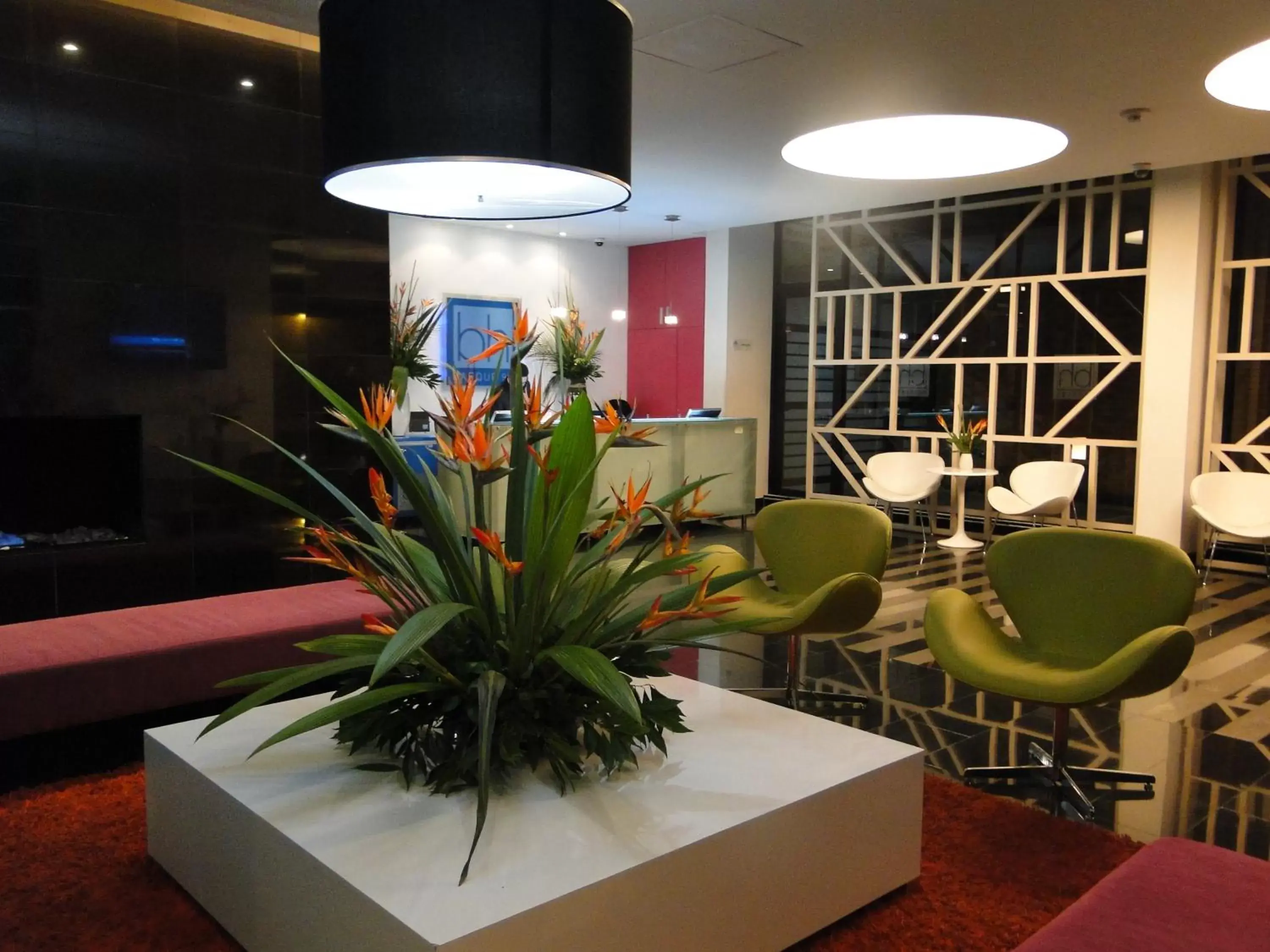 Lobby or reception, Lounge/Bar in Hotel bh Parque 93