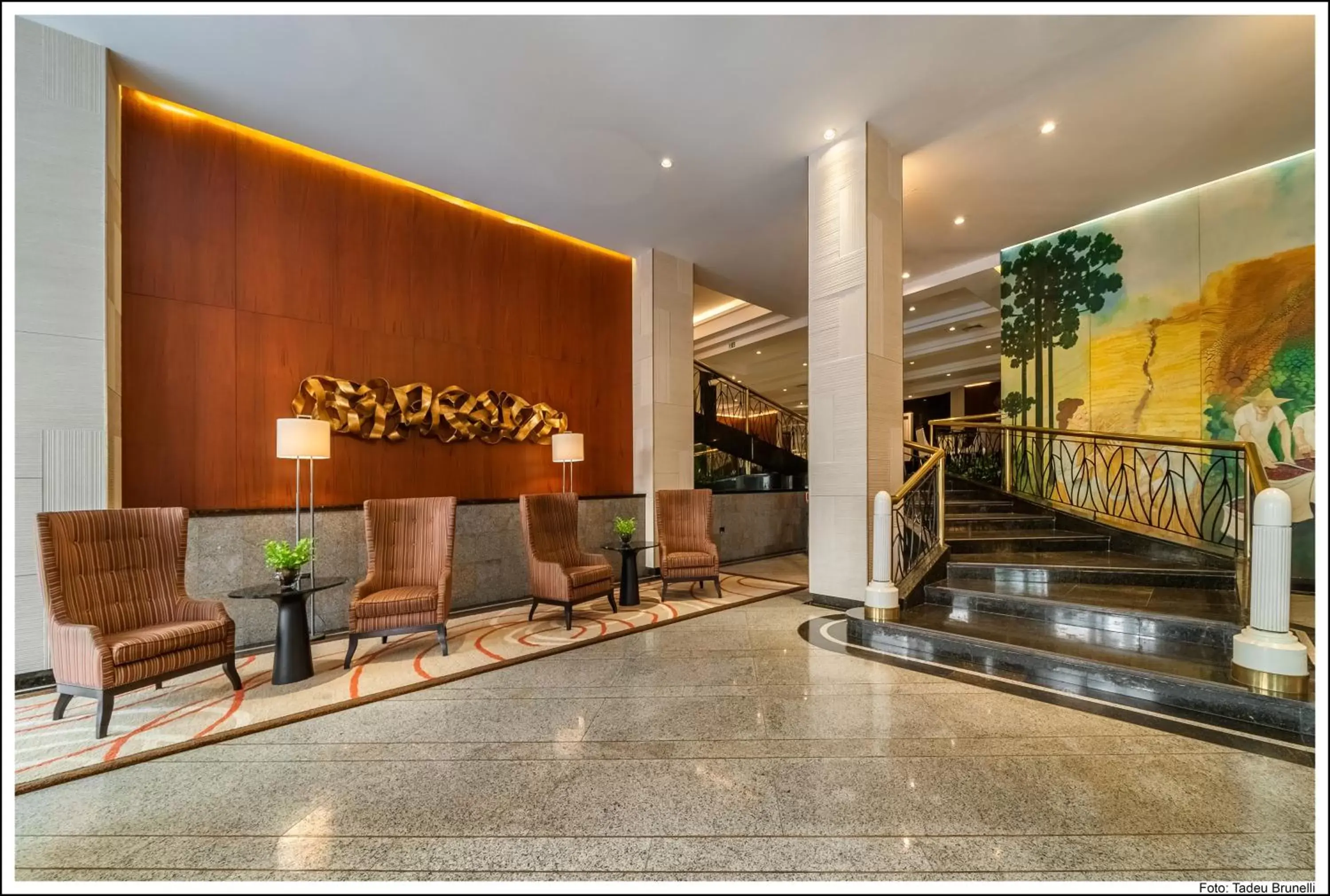 Lobby or reception, Lobby/Reception in Bourbon Curitiba Hotel & Suítes