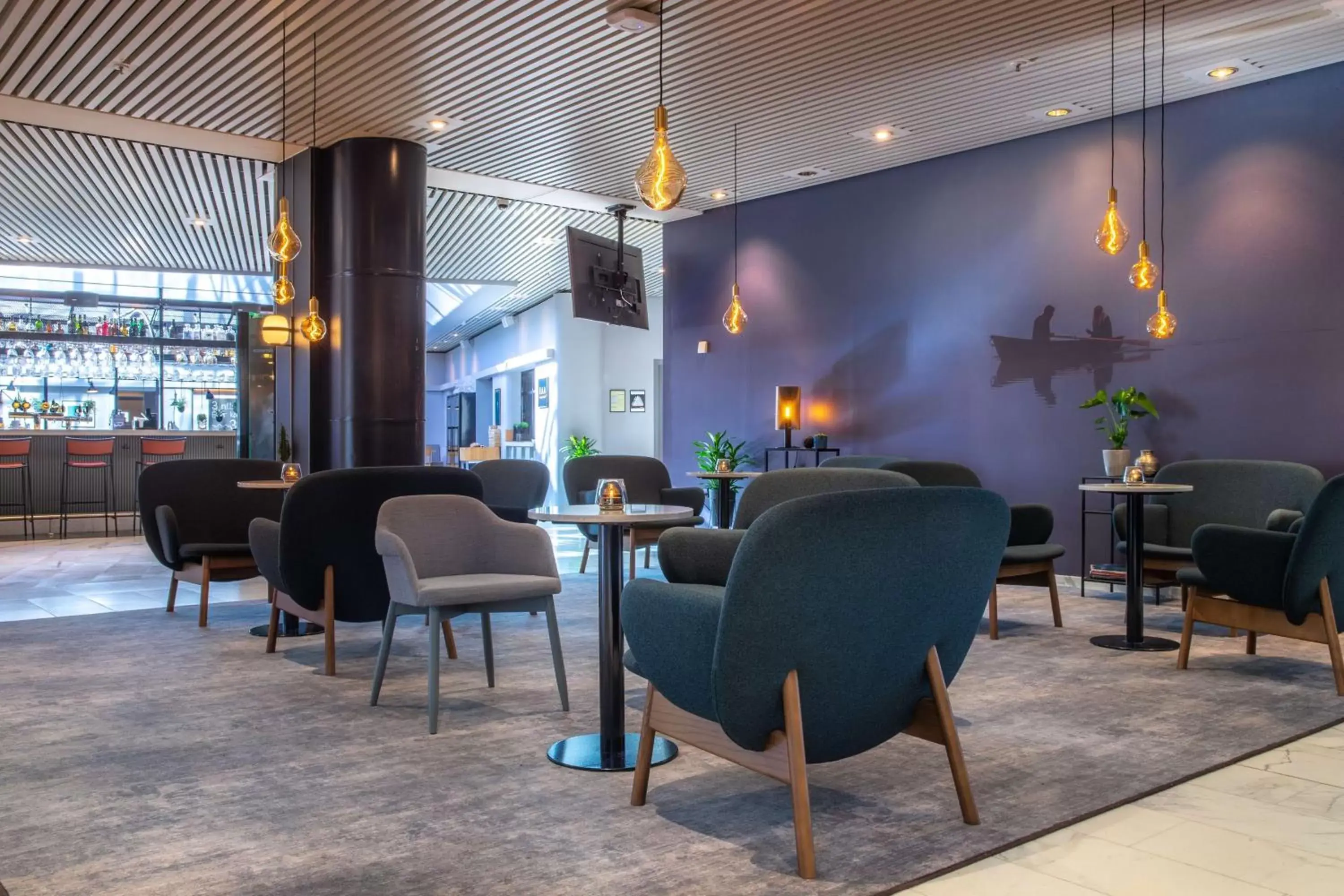 Lobby or reception in Radisson Blu Scandinavia Hotel Aarhus