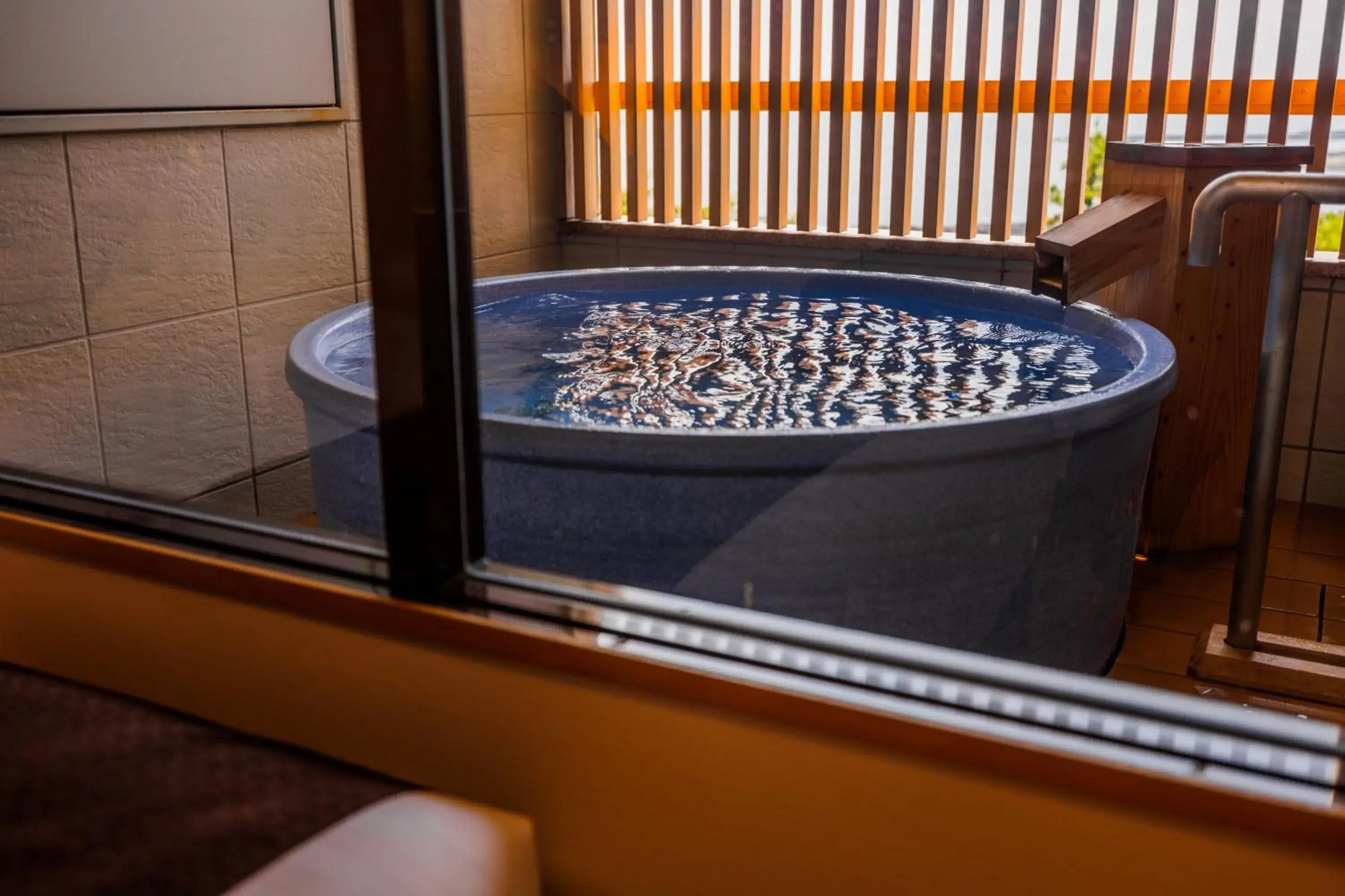 Open Air Bath in Kanpo no Yado Yaizu