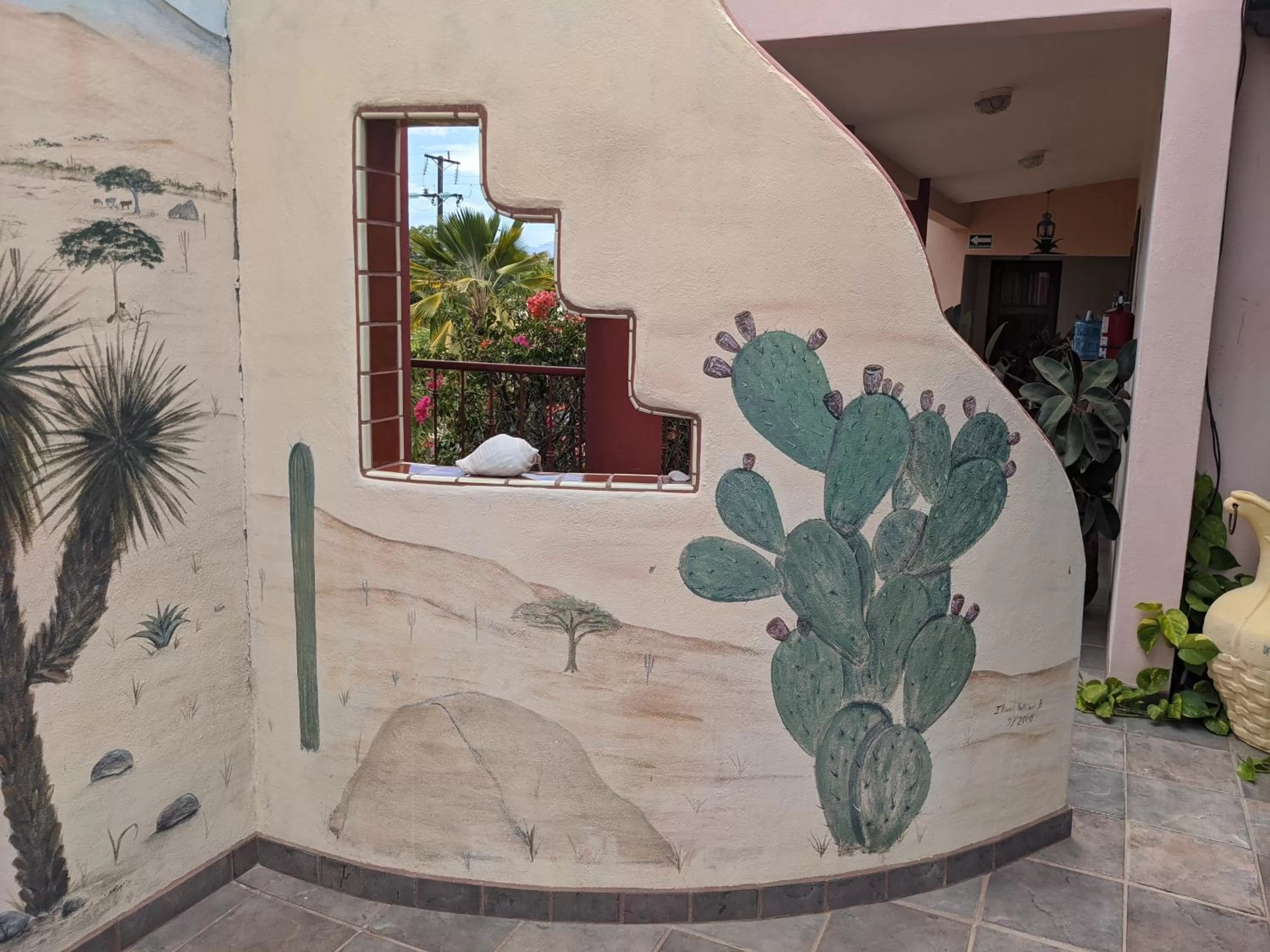 Decorative detail in Hacienda De Palmas