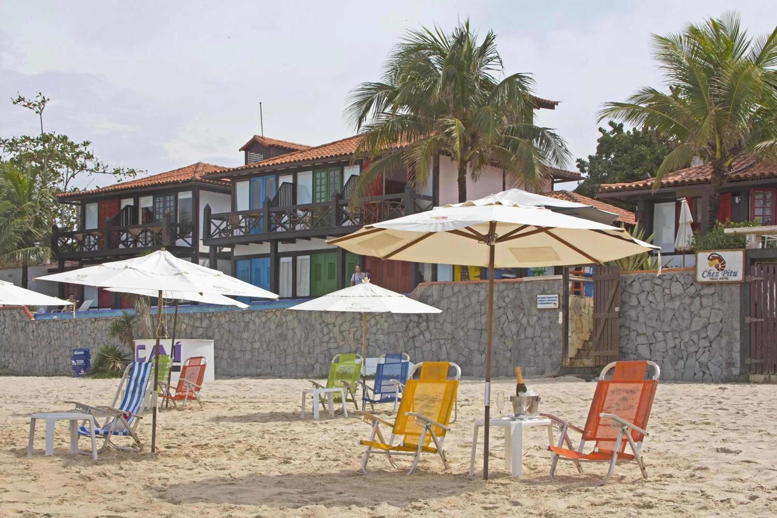 Beach in Chez Pitu Praia Hotel