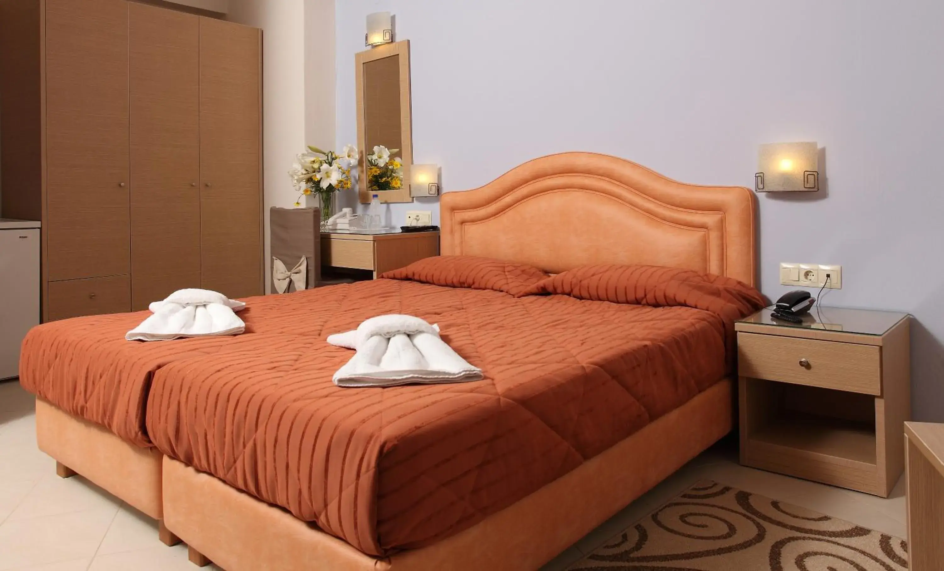 Bed in Kronos Hotel