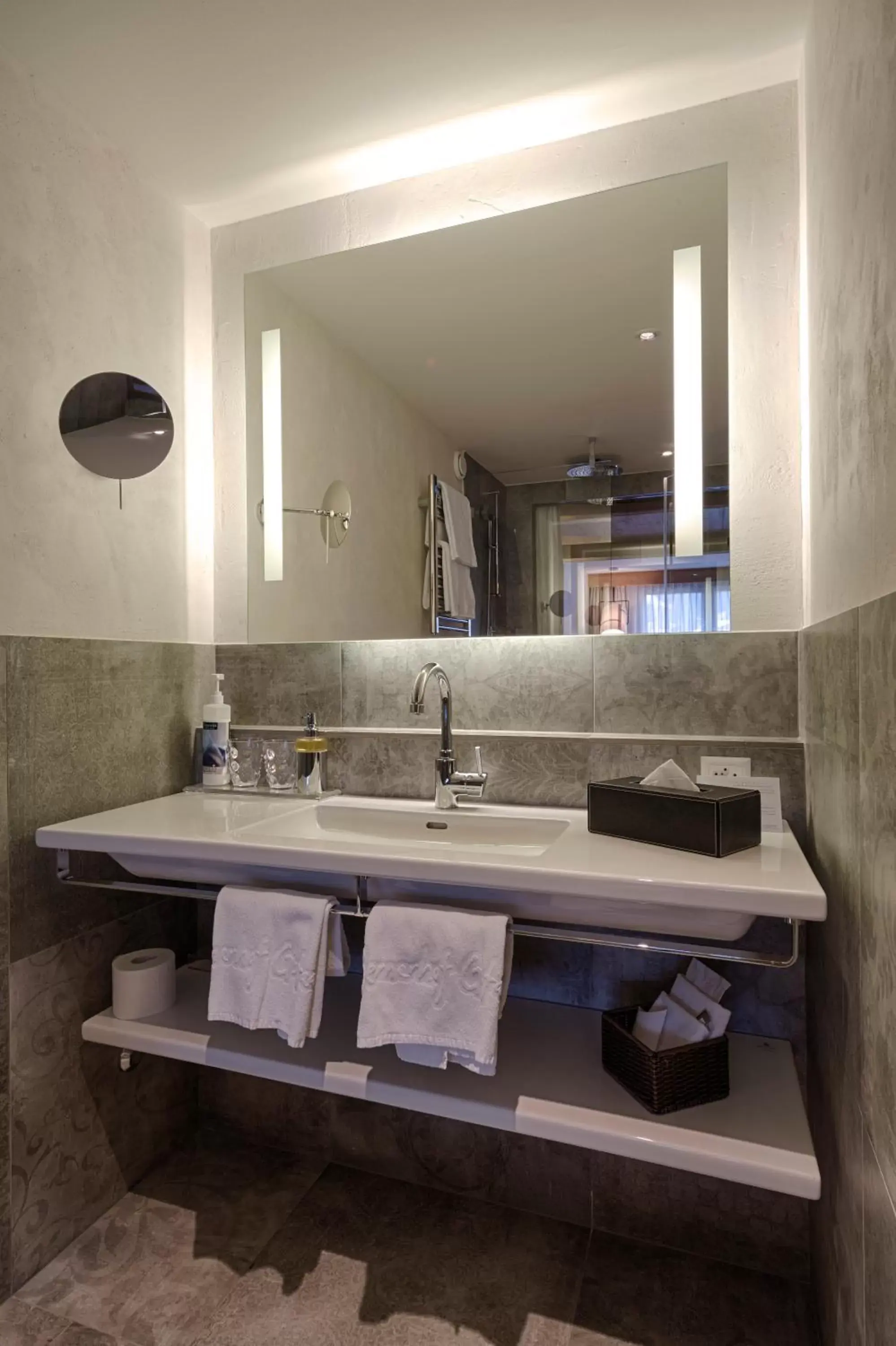 Bathroom in Bernerhof Swiss Quality Hotel Gstaad