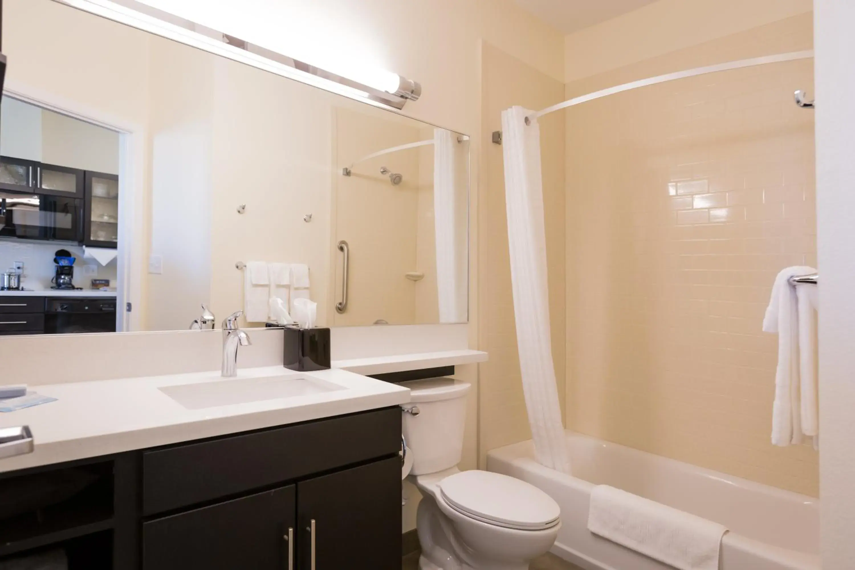 Bathroom in Candlewood Suites - Buda - Austin SW, an IHG Hotel