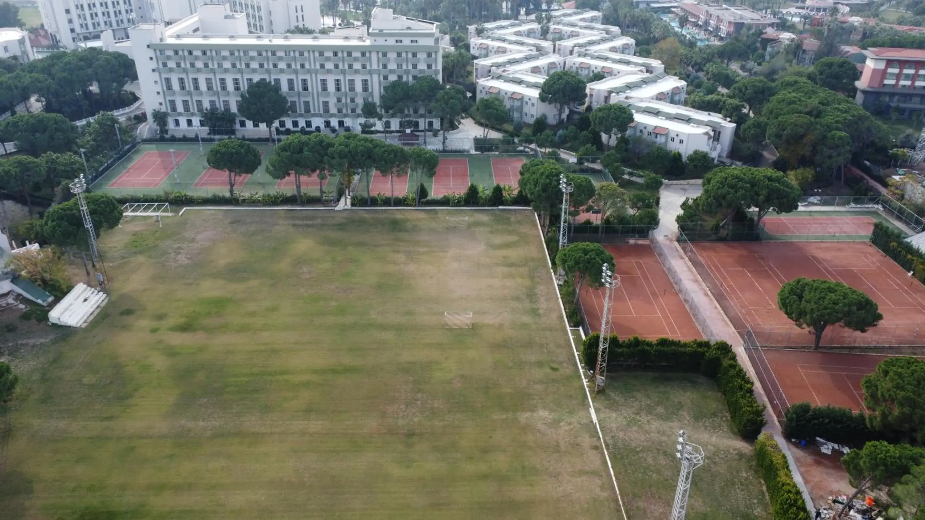 Tennis court, Bird's-eye View in Adora Golf Resort Hotel