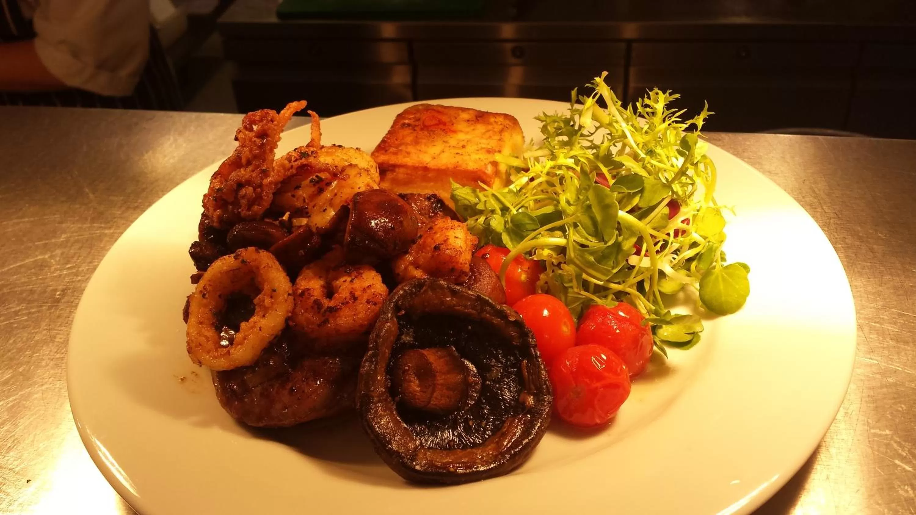 Food close-up in The Poltimore Inn