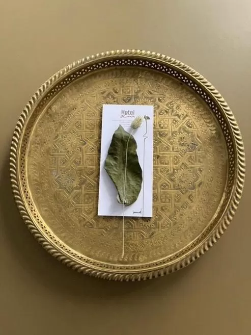 Decorative detail in Hotel Lux