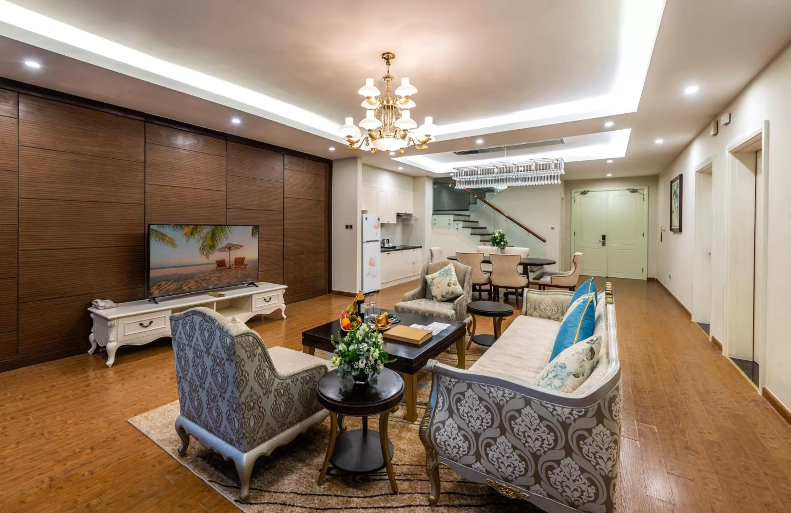 Living room in Vinpearl Resort & Spa Nha Trang Bay